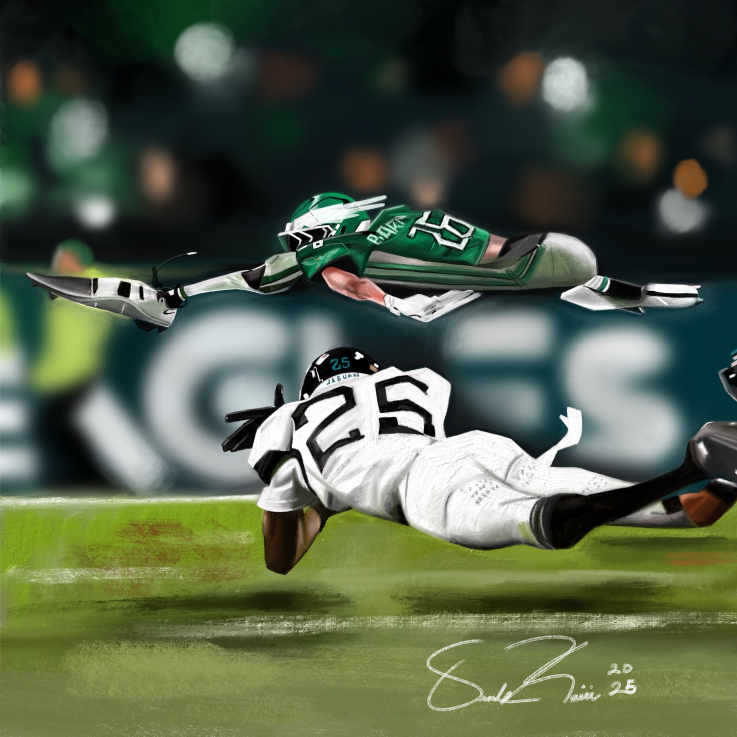 SkyQuon Barkley (24x24) Fine Art Paper