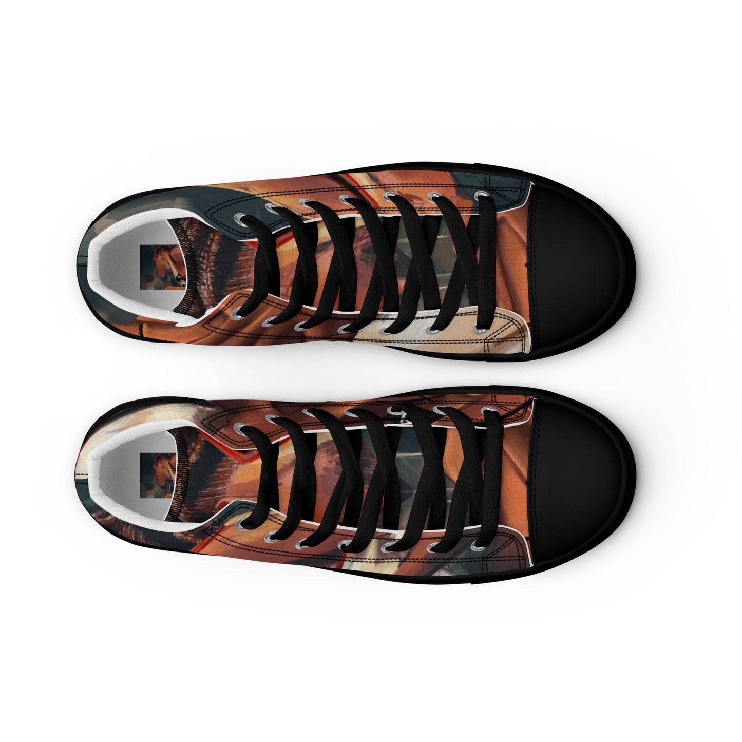 Men’s high top canvas shoes