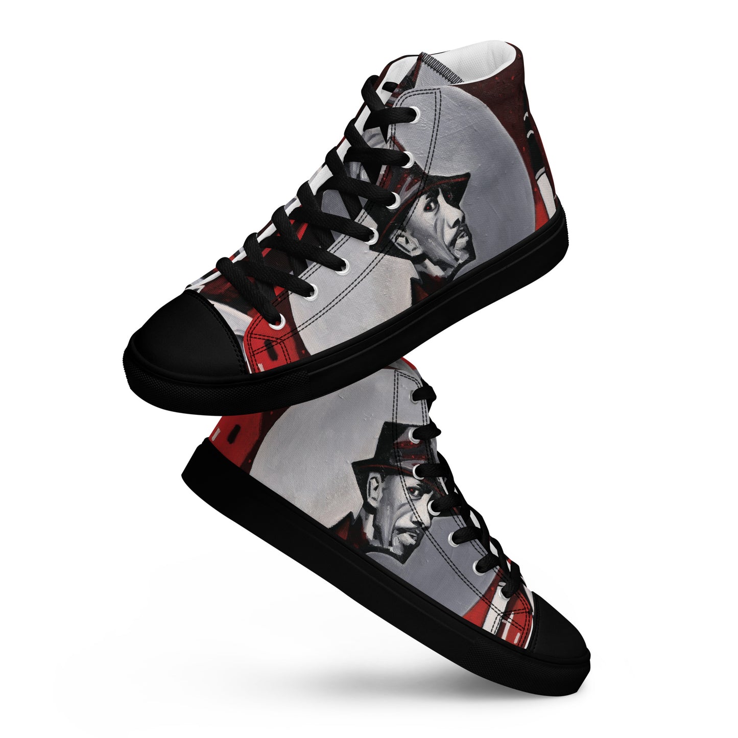 Men’s high top canvas shoes