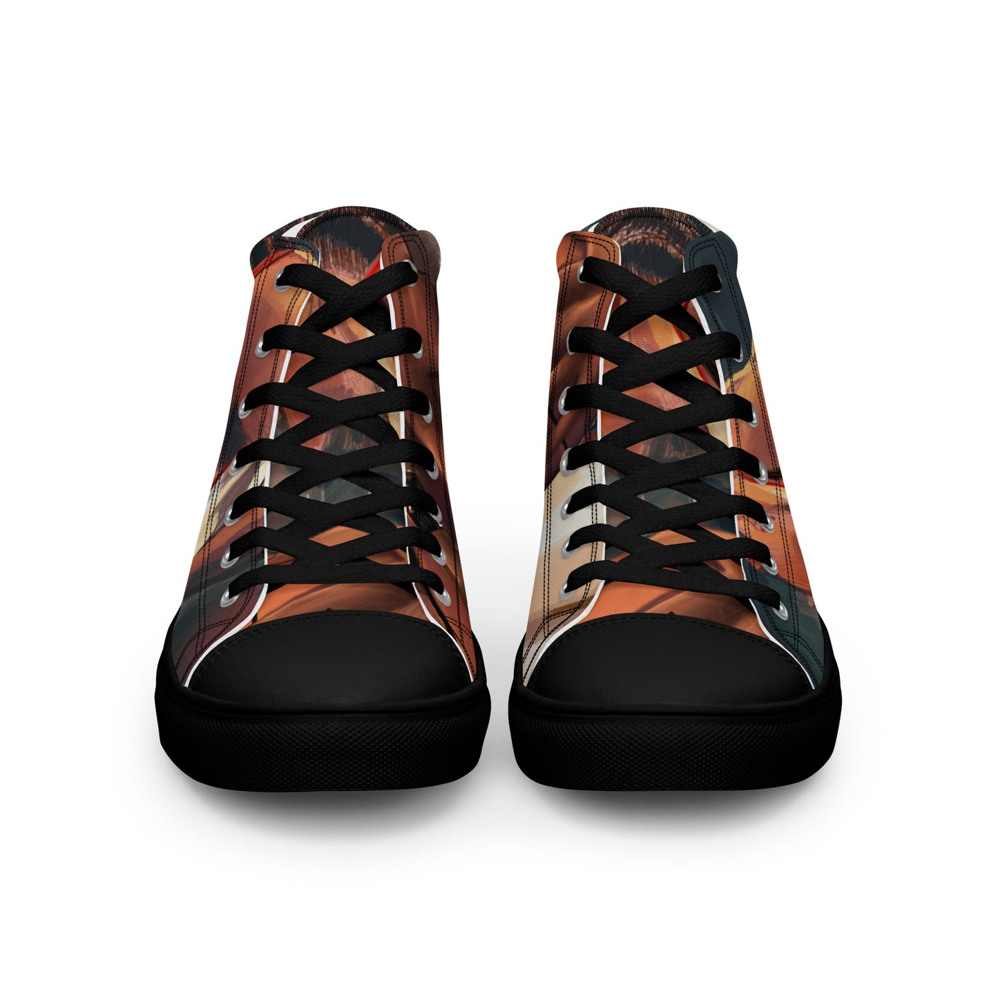 Men’s high top canvas shoes