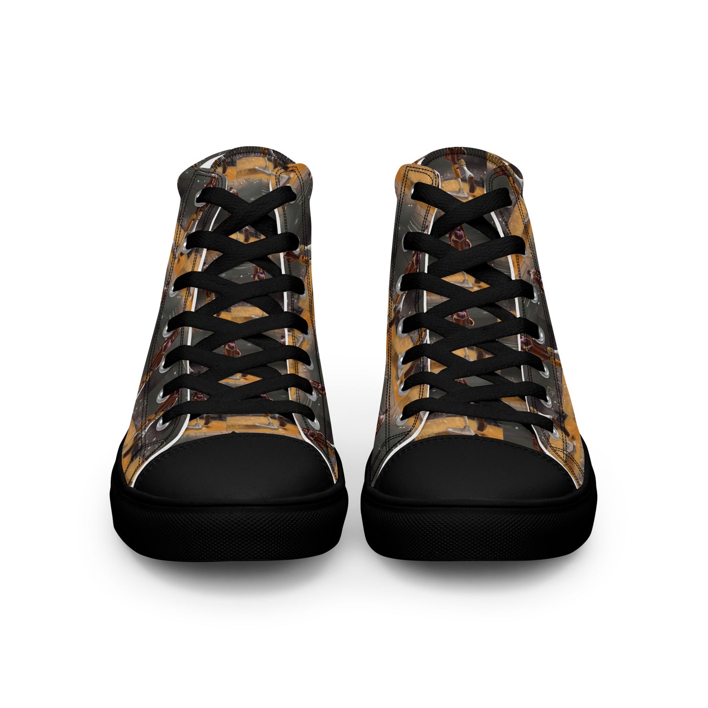 Men’s high top canvas shoes