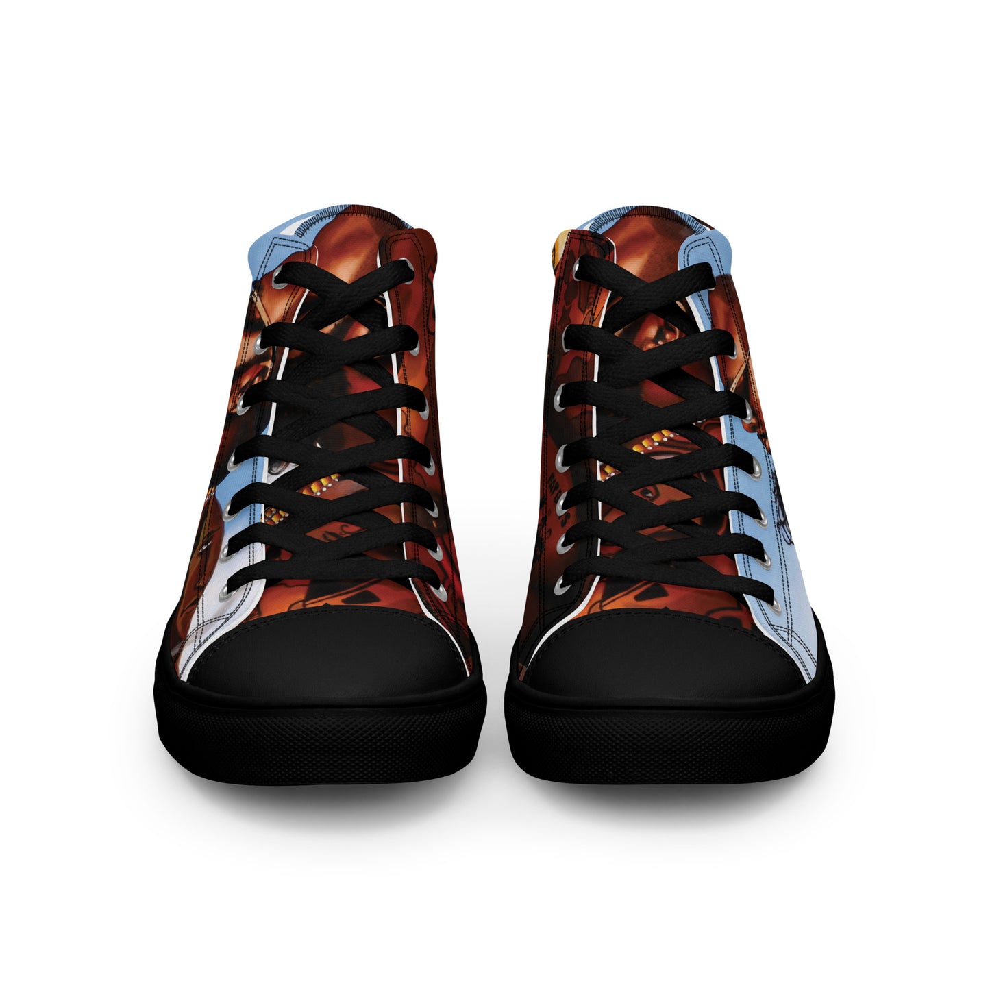 Men’s high top canvas shoes