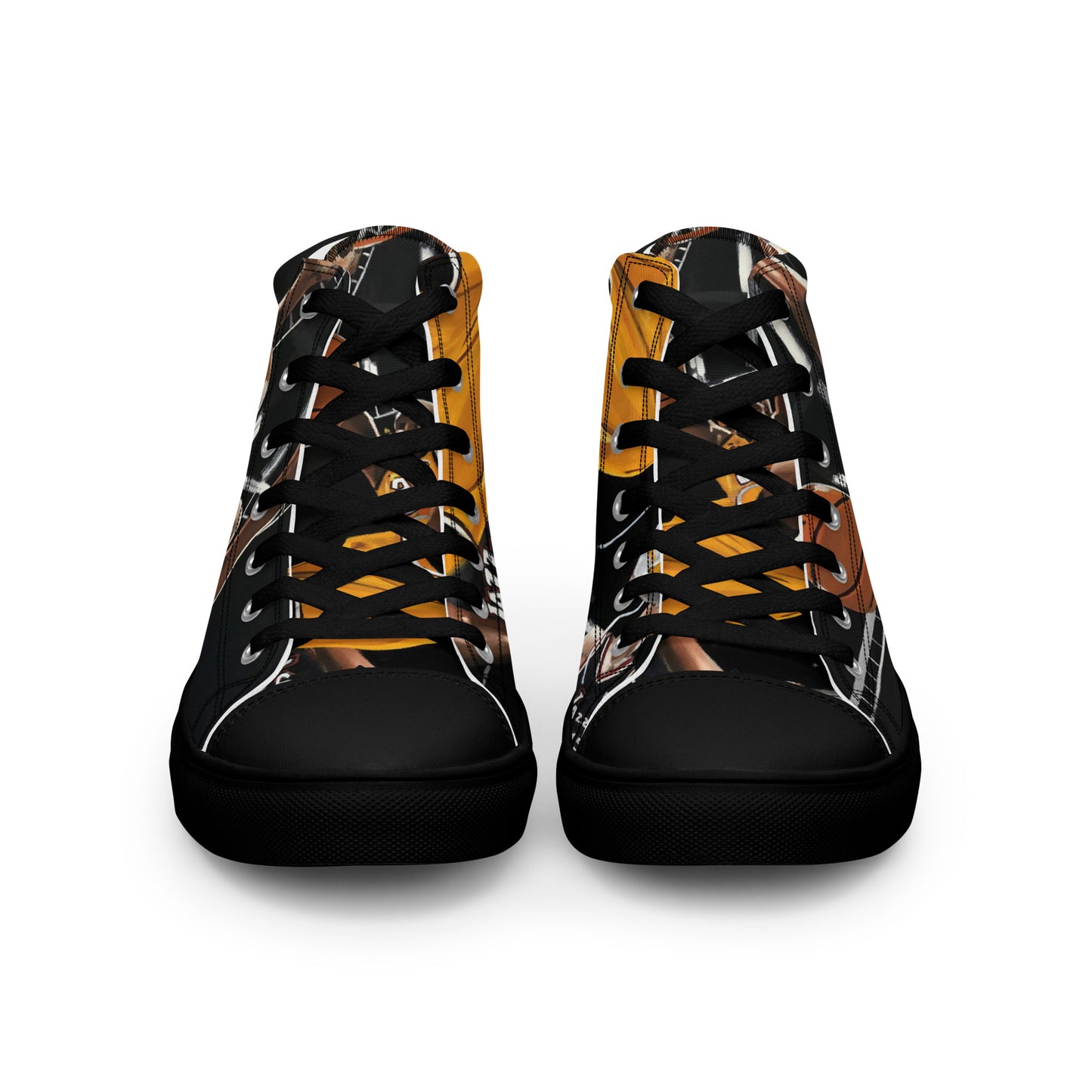 Men’s high top canvas shoes