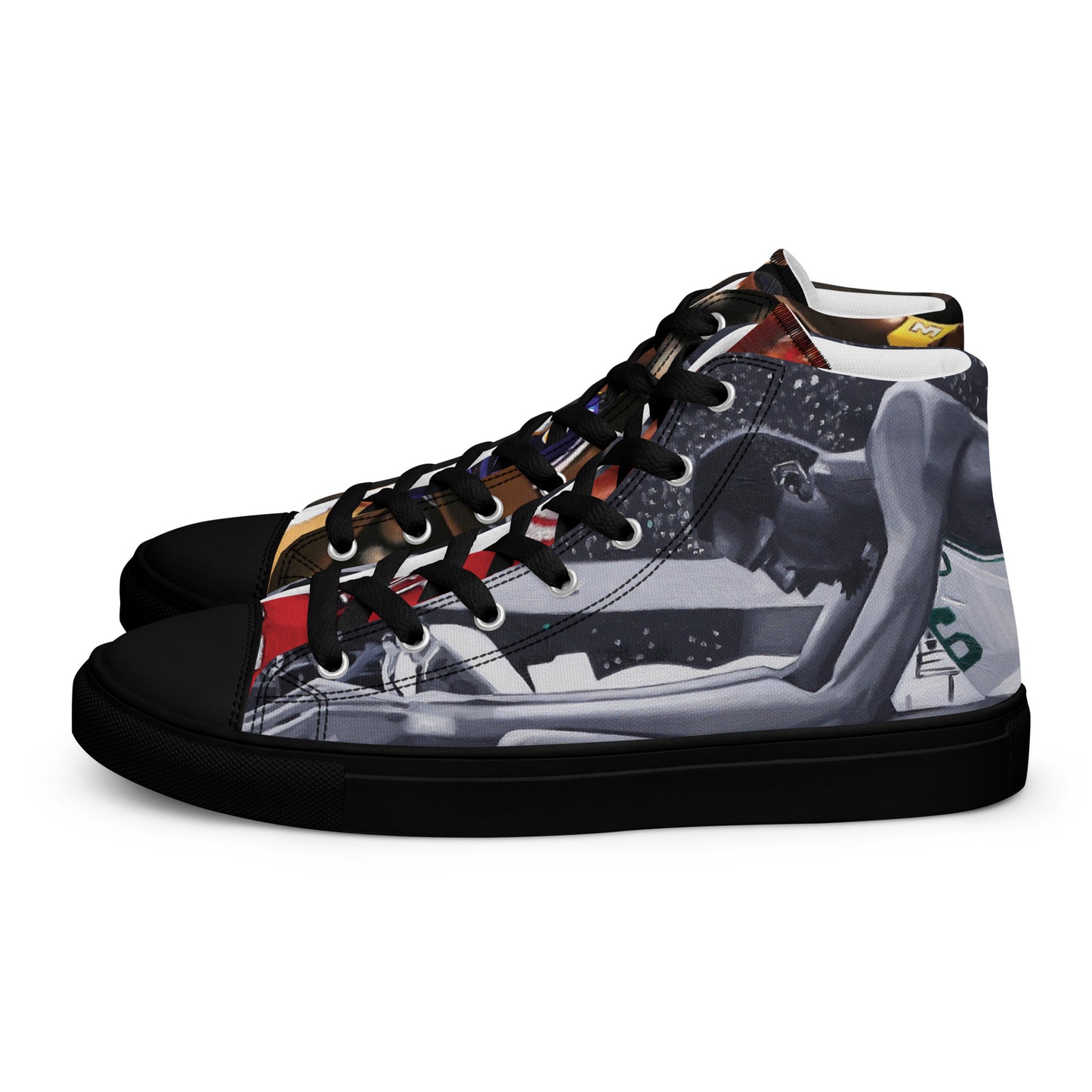 Men’s high top canvas shoes