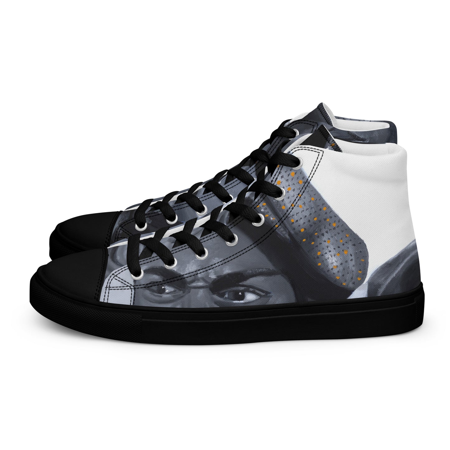 Men’s high top canvas shoes