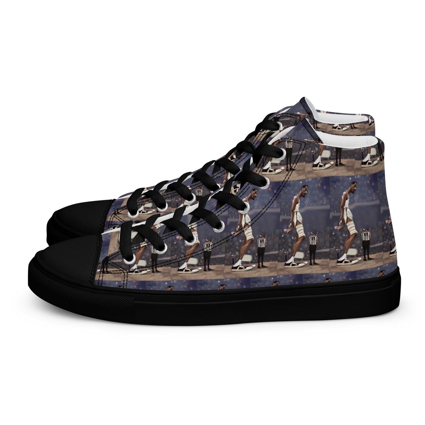 Men’s high top canvas shoes