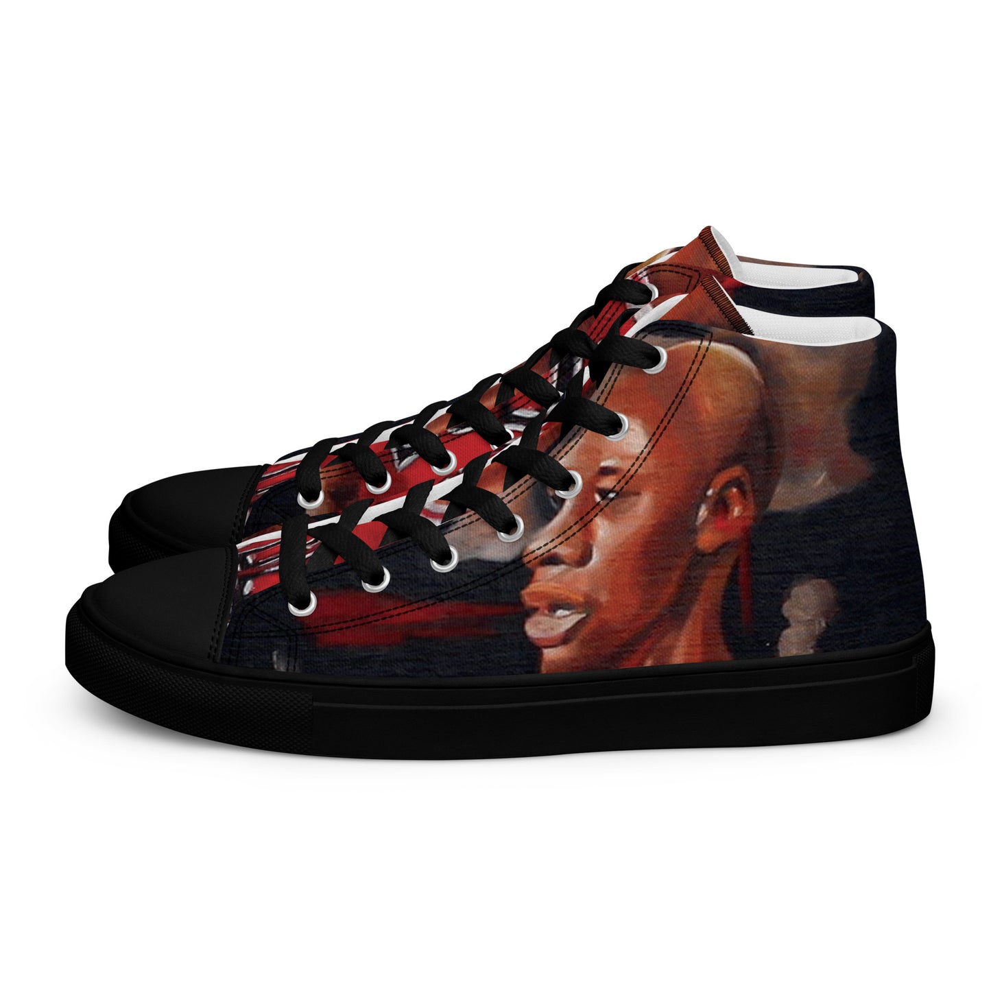 Men’s high top canvas shoes