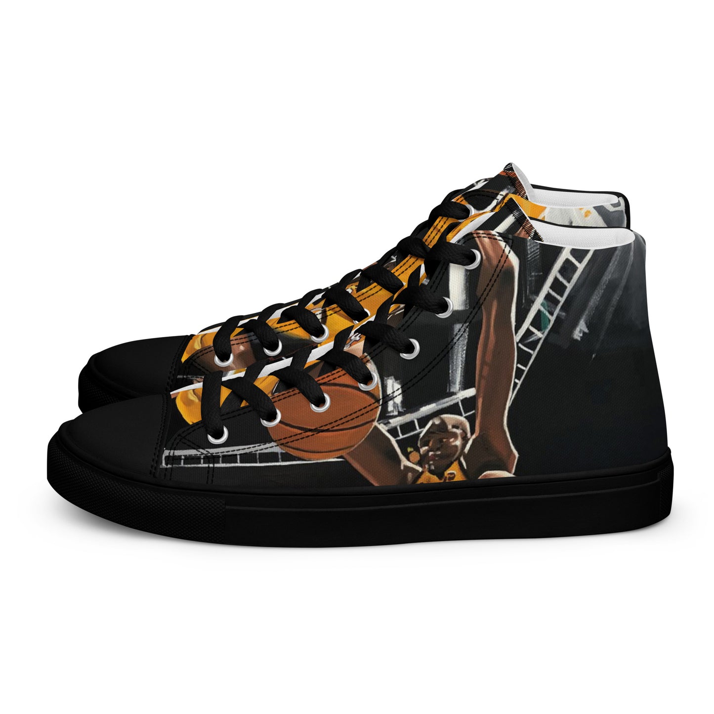 Men’s high top canvas shoes