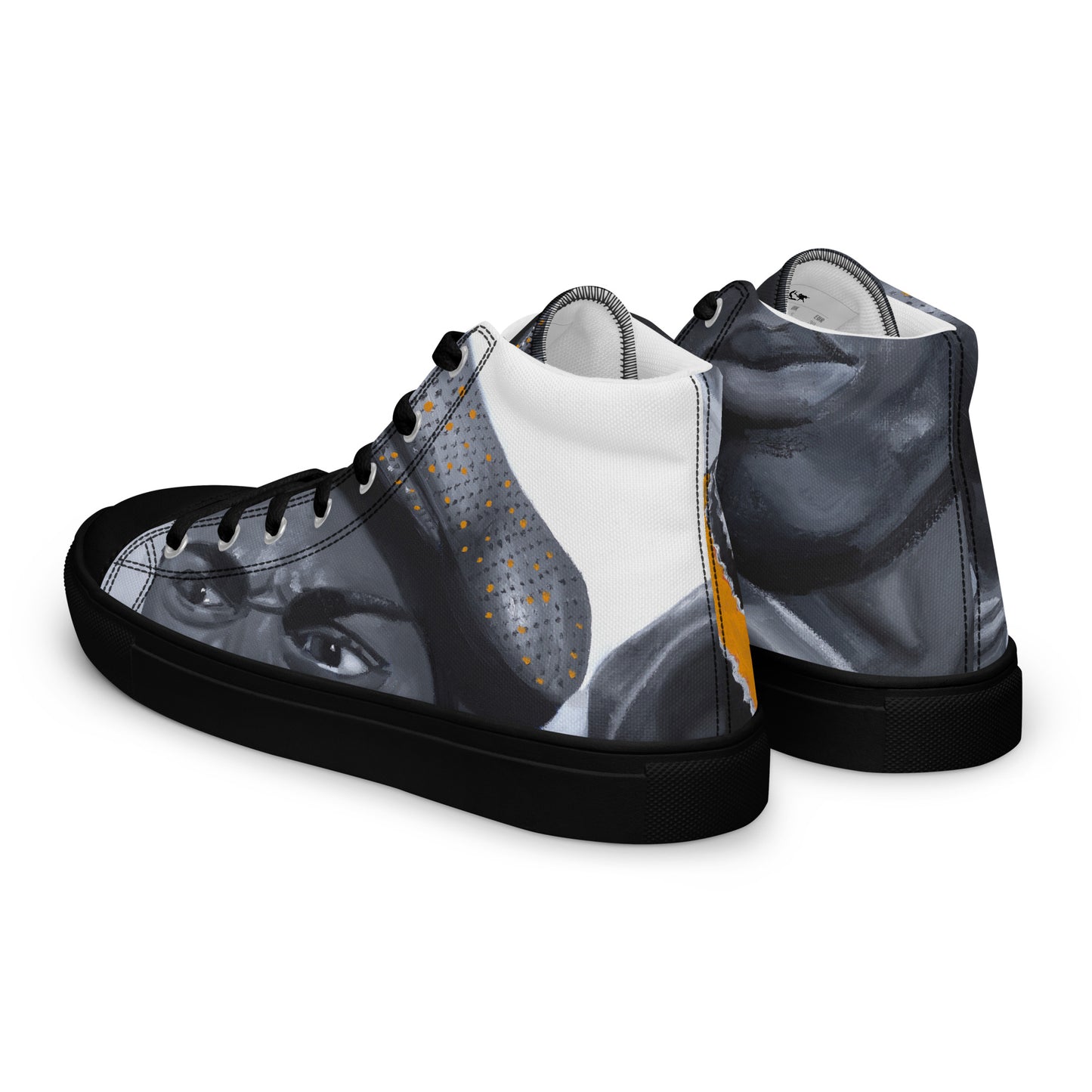 Men’s high top canvas shoes