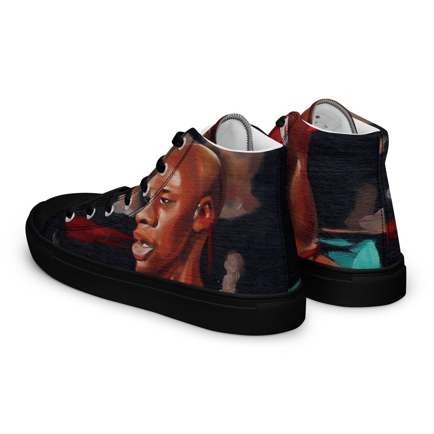 Men’s high top canvas shoes