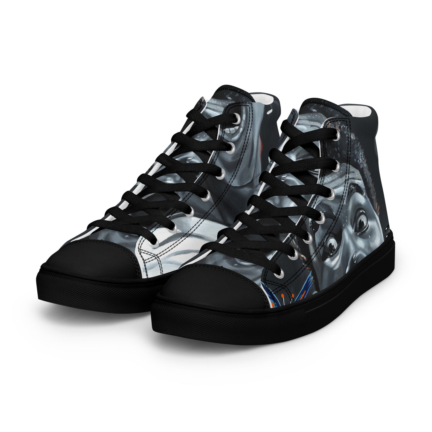 Men’s high top canvas shoes