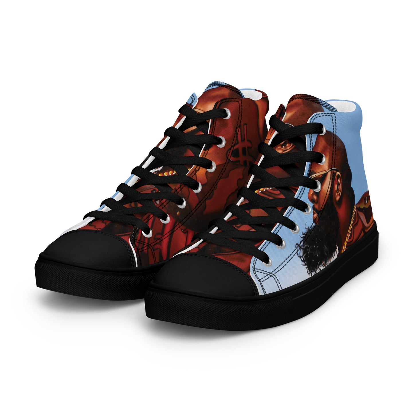 Men’s high top canvas shoes