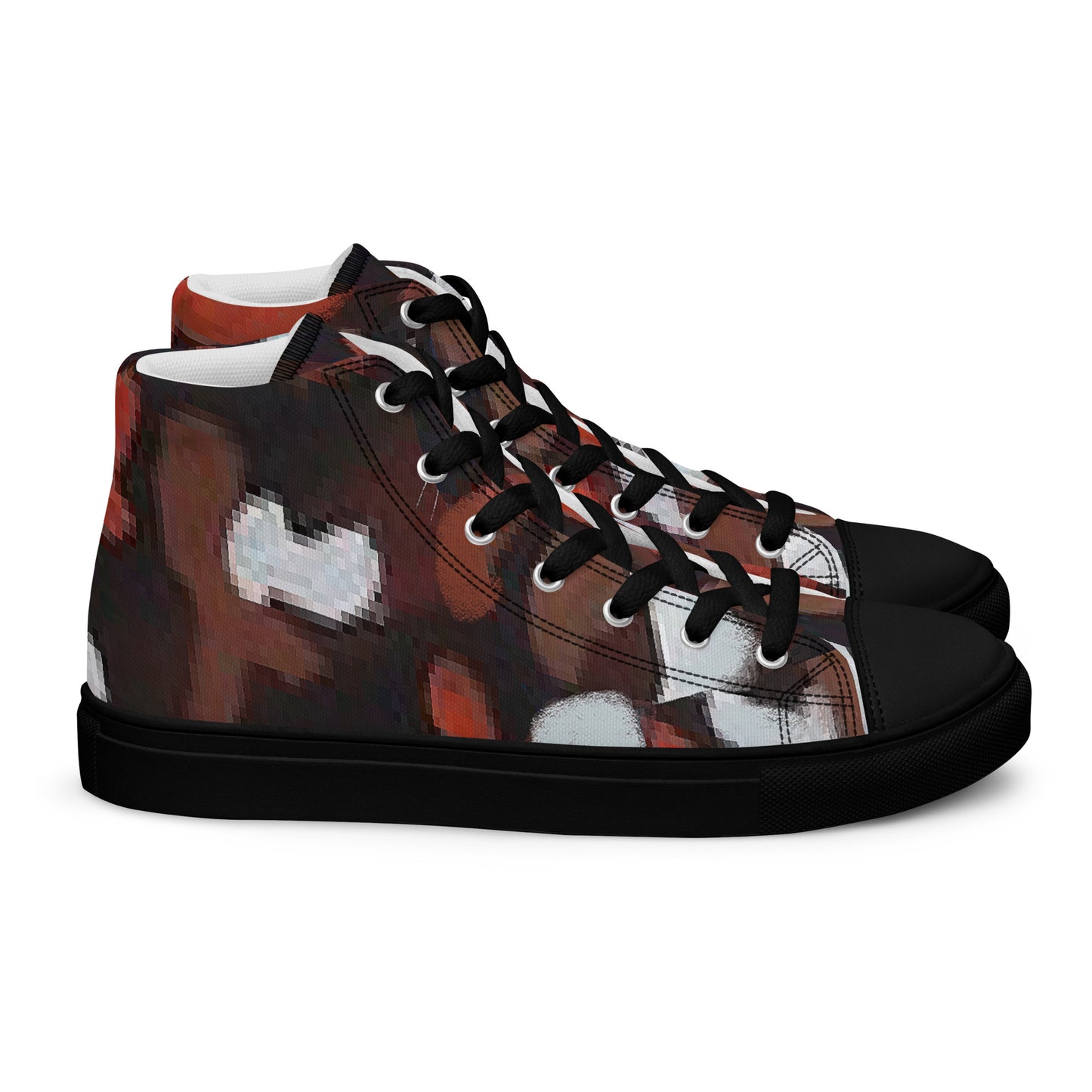 Men’s high top canvas shoes