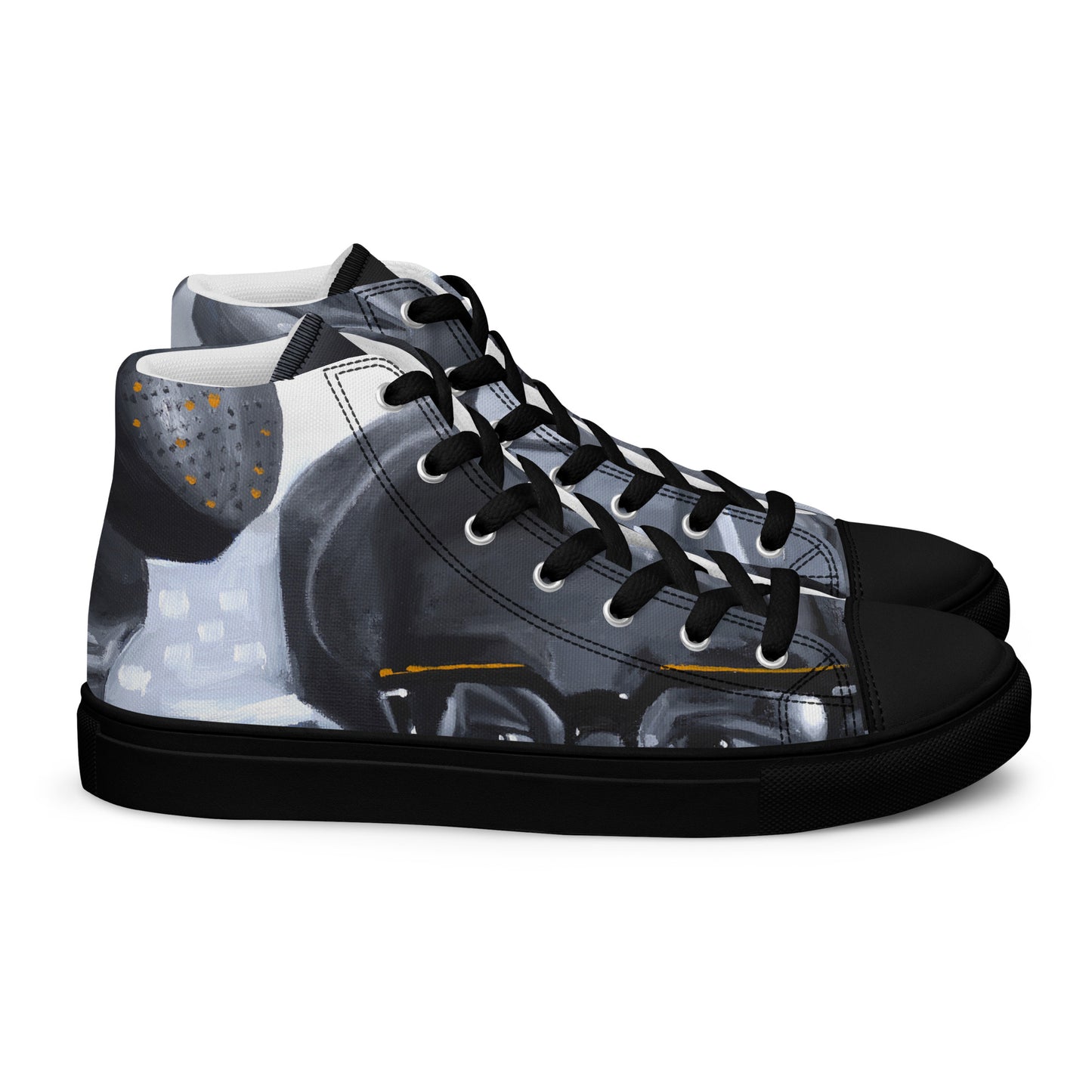 Men’s high top canvas shoes