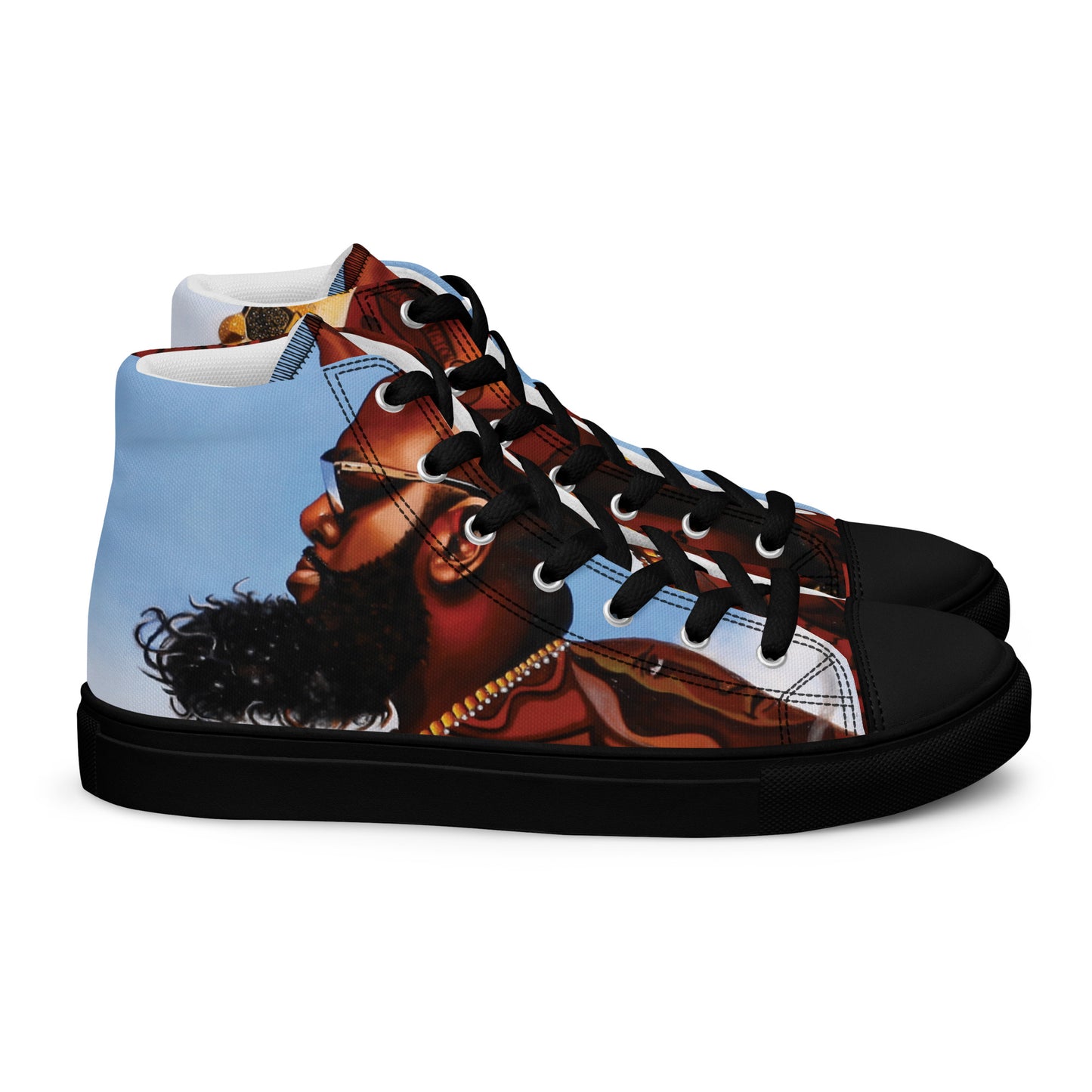 Men’s high top canvas shoes