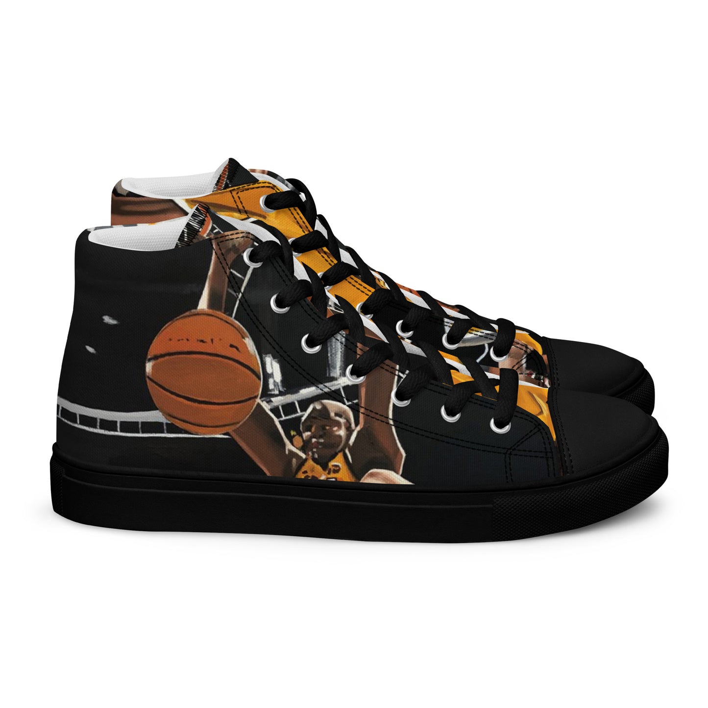 Men’s high top canvas shoes