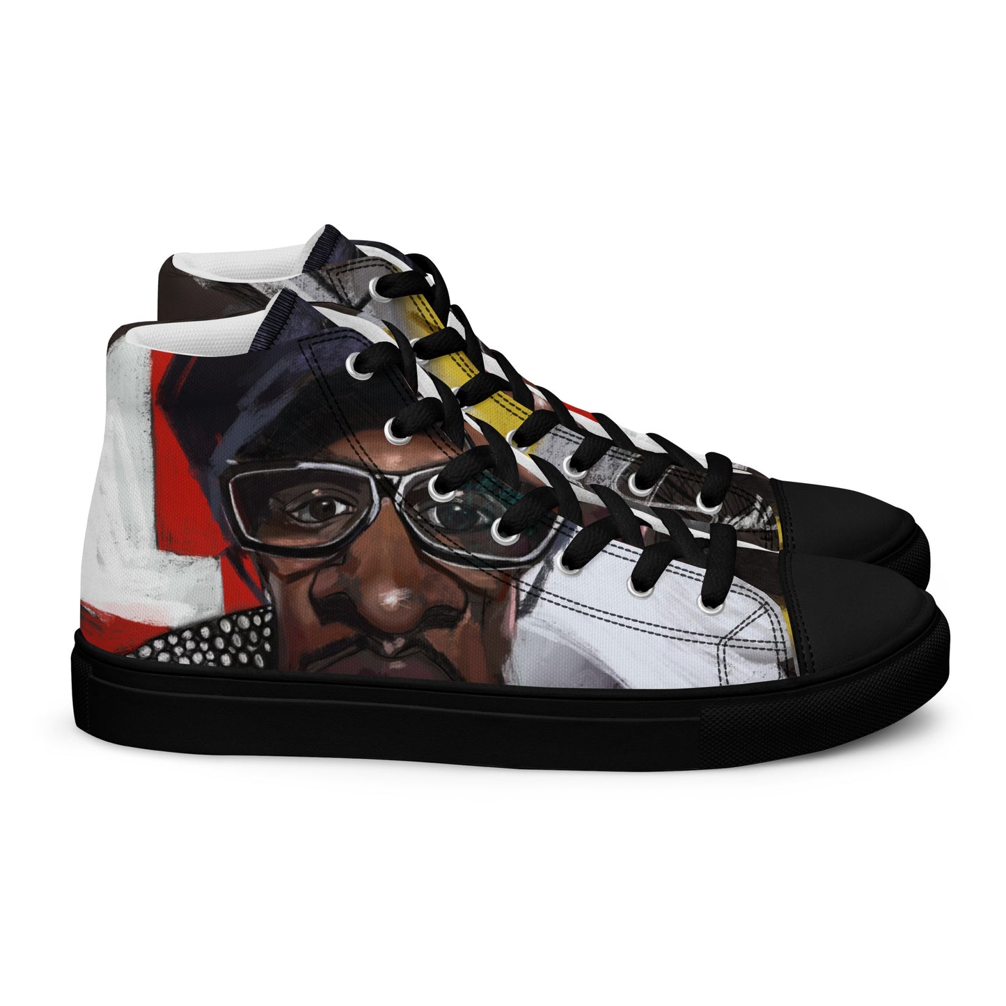 3 Stacks Men’s high top canvas shoes