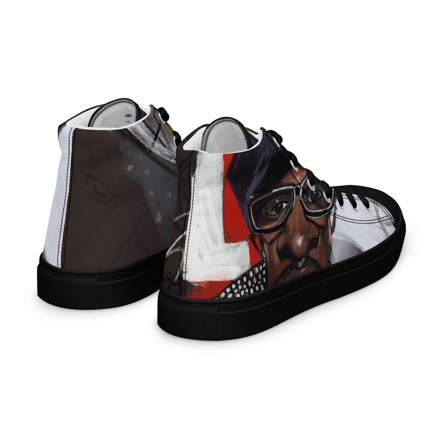 3 Stacks Men’s high top canvas shoes