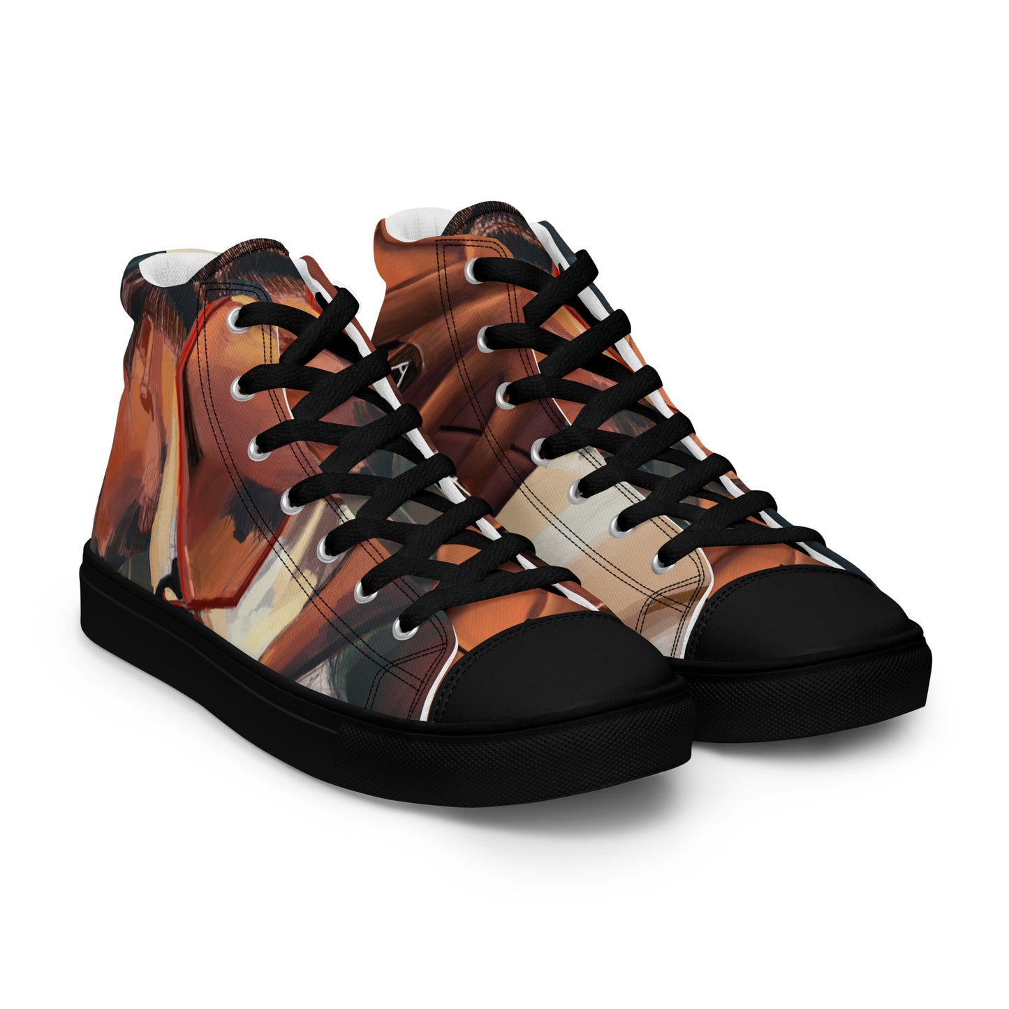 Men’s high top canvas shoes