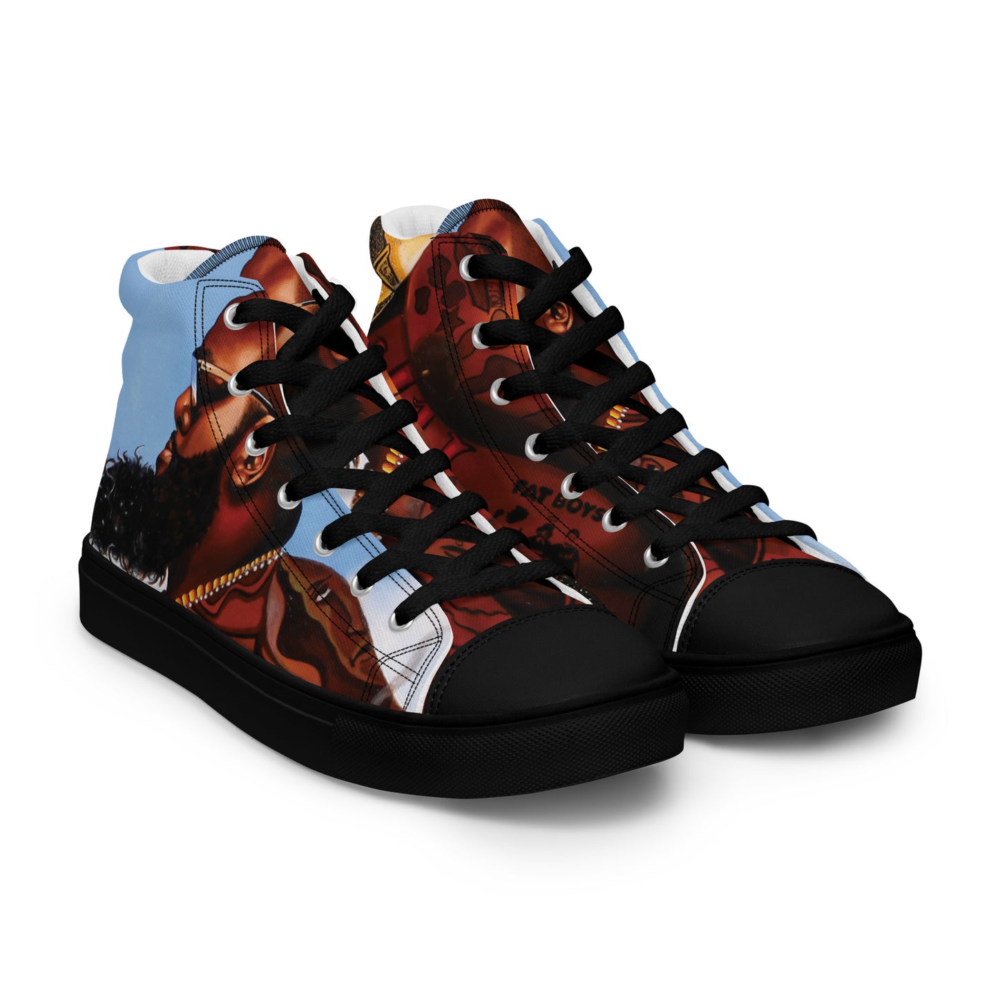 Men’s high top canvas shoes