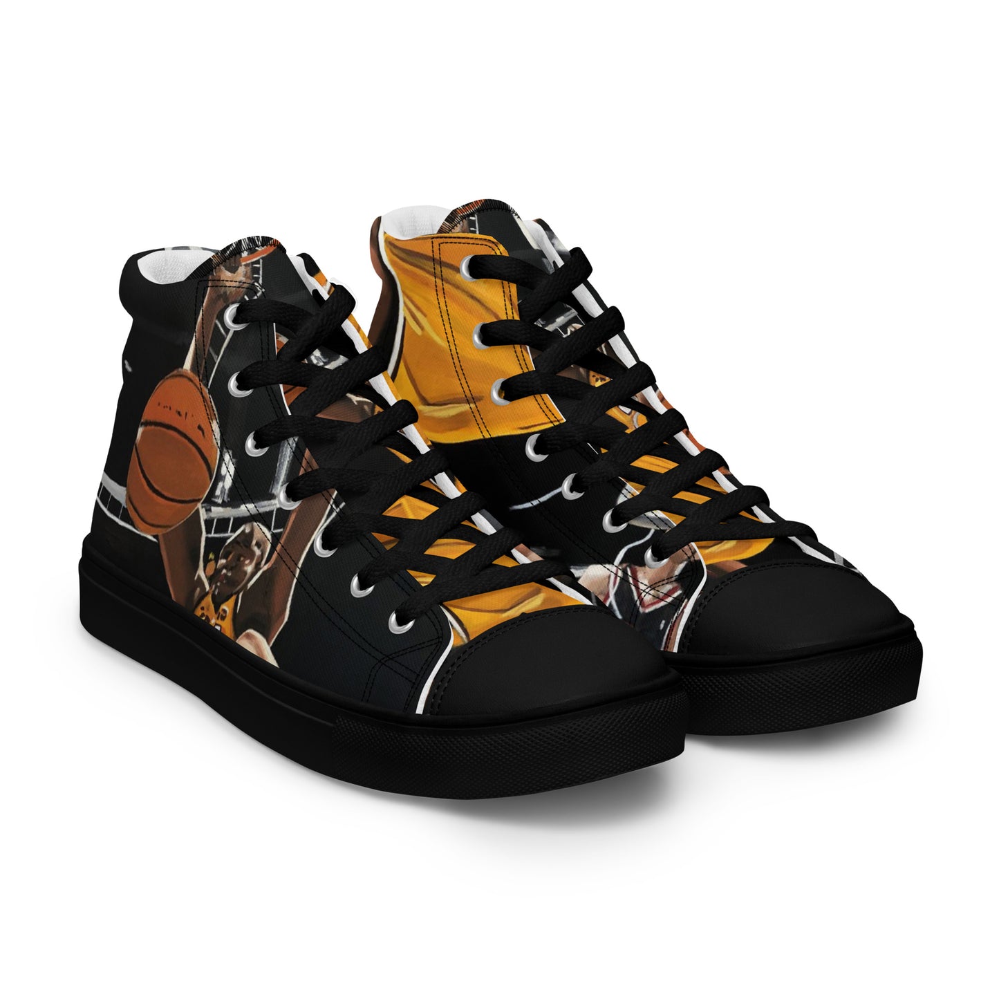 Men’s high top canvas shoes