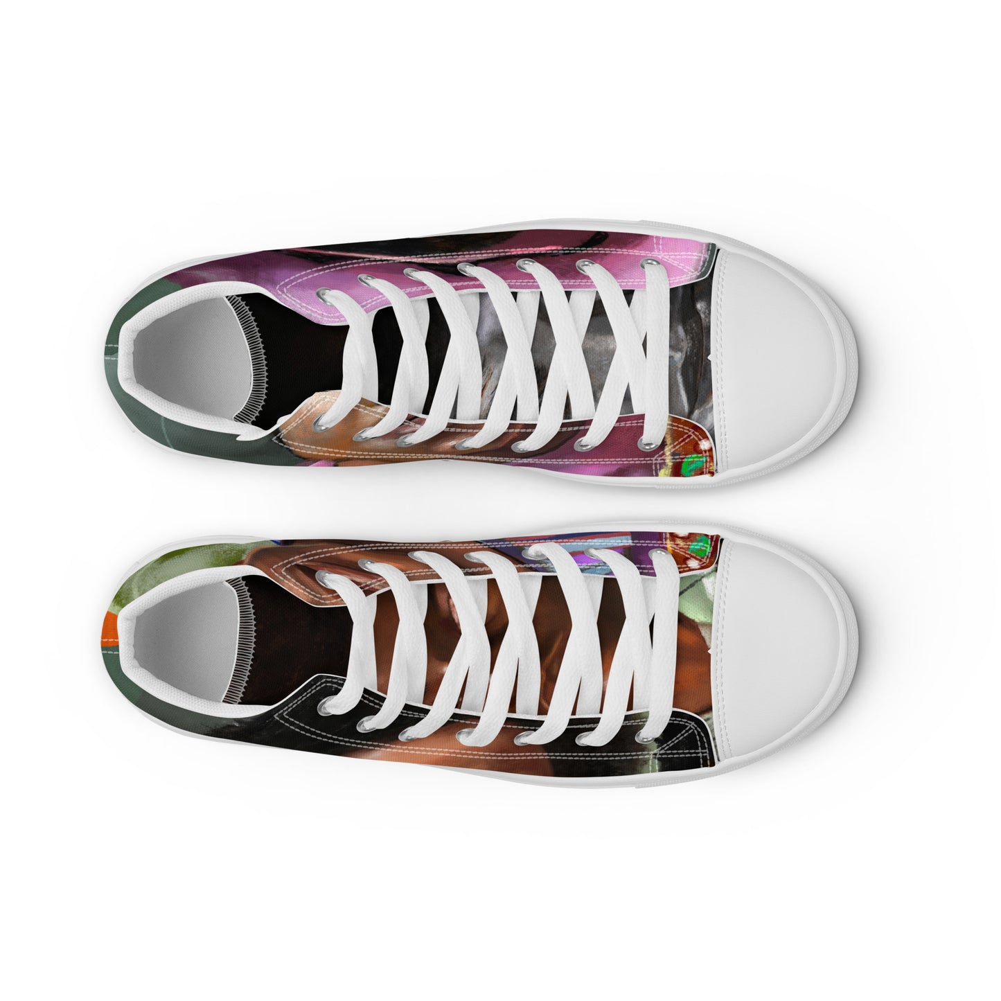 Men’s high top canvas shoes