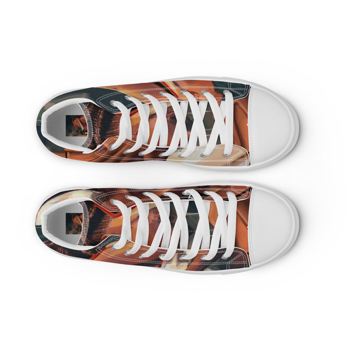 Men’s high top canvas shoes