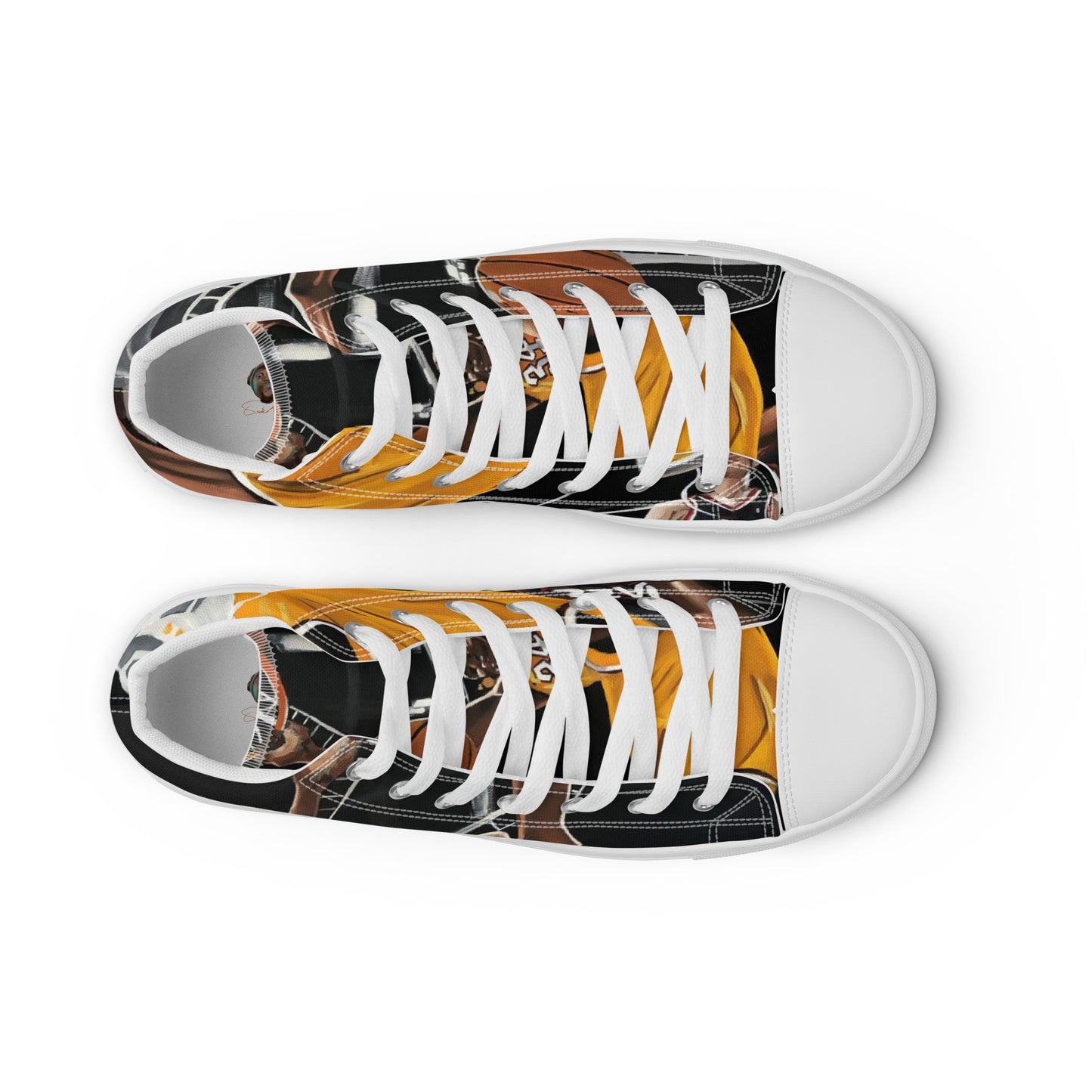 Men’s high top canvas shoes