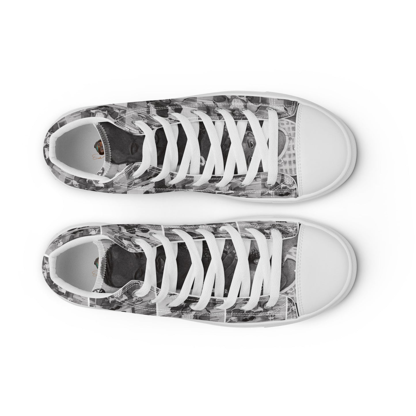 Men’s high top canvas shoes