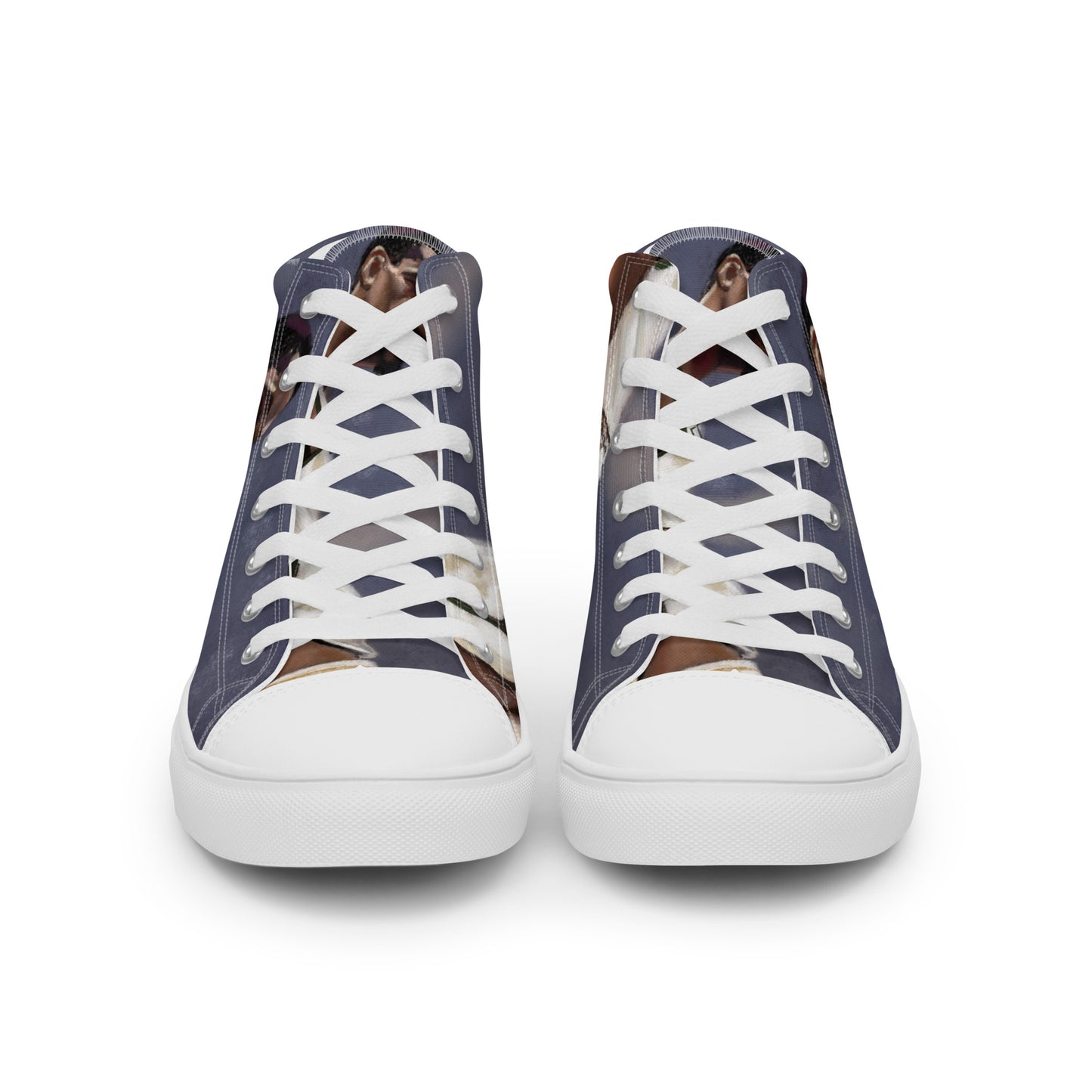 Men’s high top canvas shoes