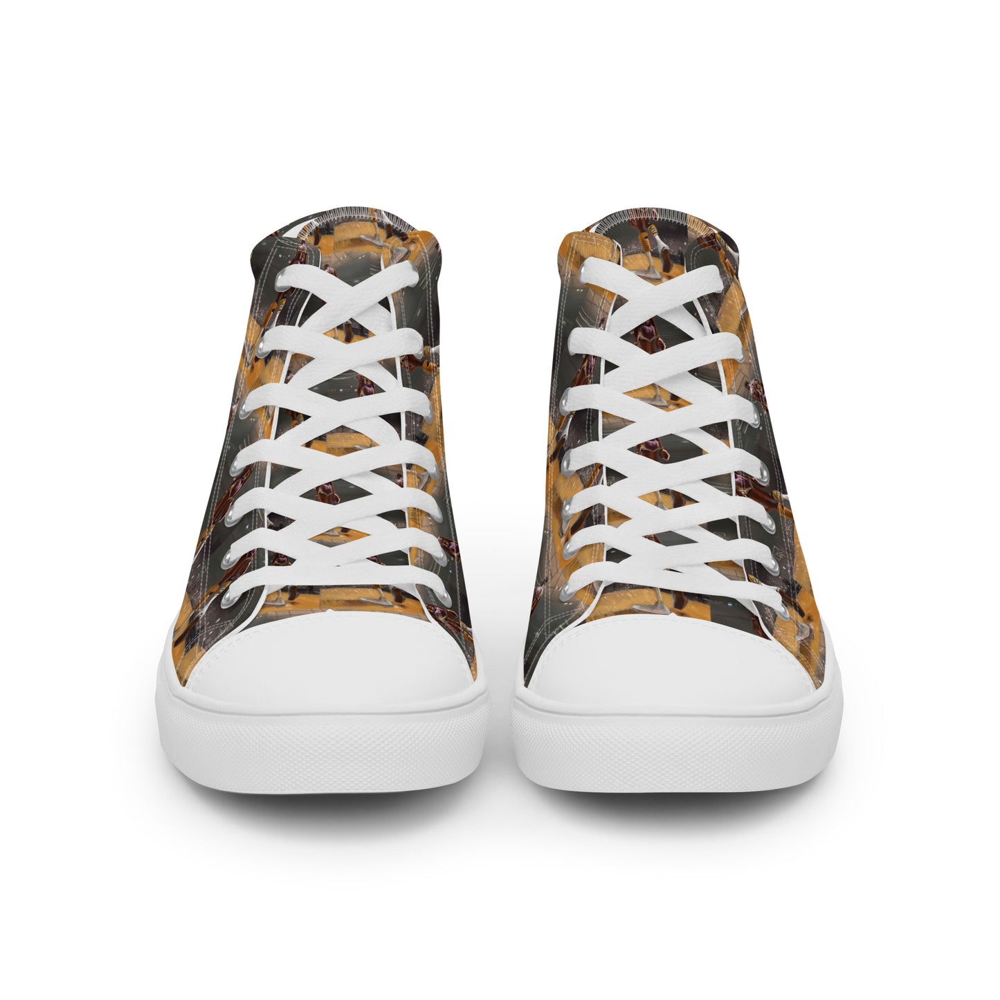 Men’s high top canvas shoes