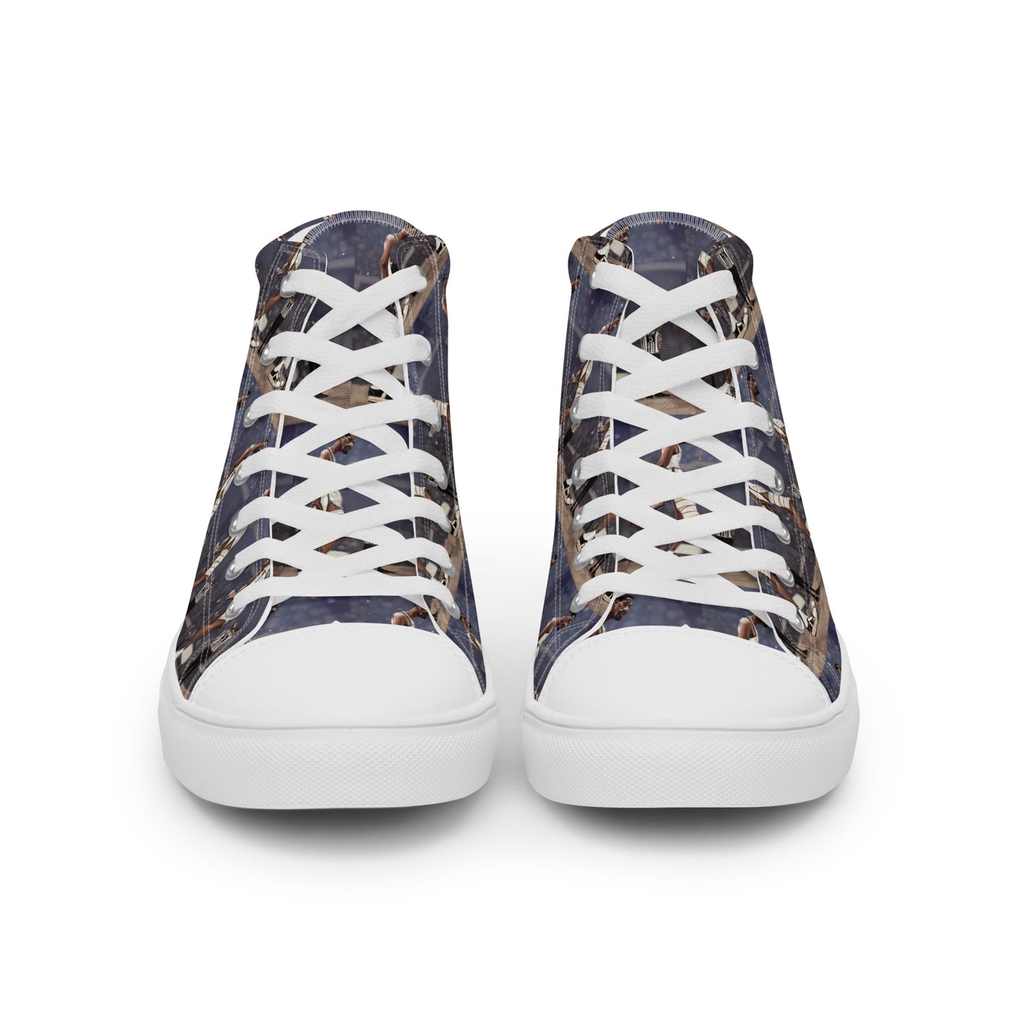 Men’s high top canvas shoes