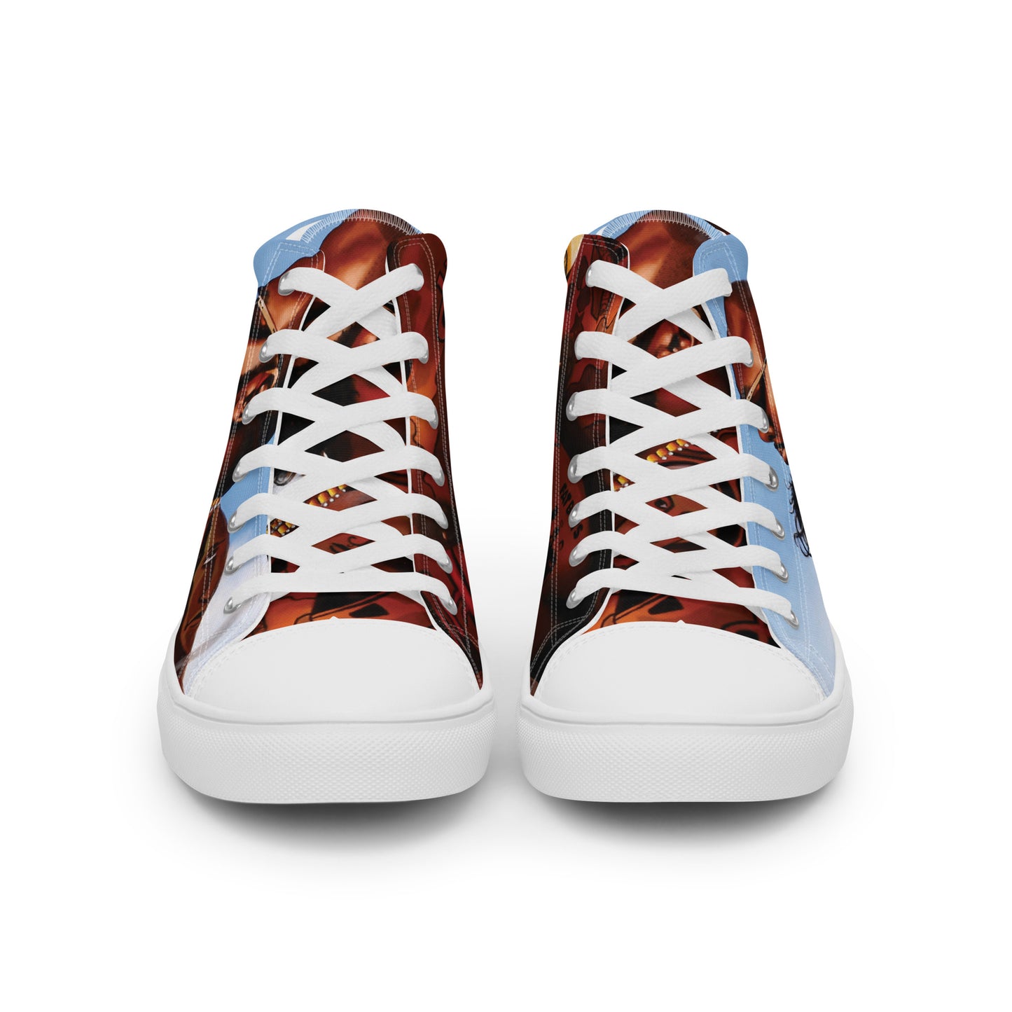 Men’s high top canvas shoes