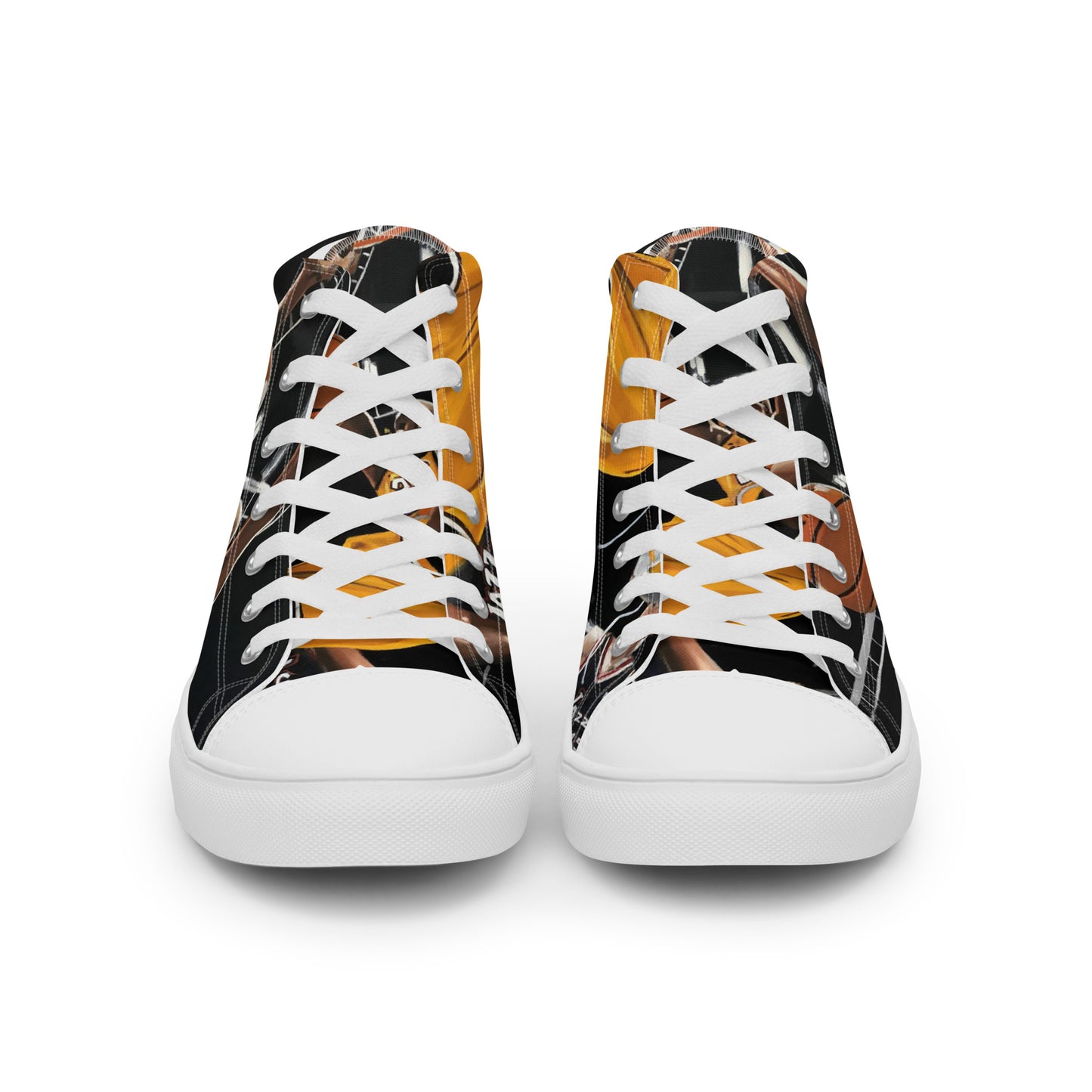 Men’s high top canvas shoes