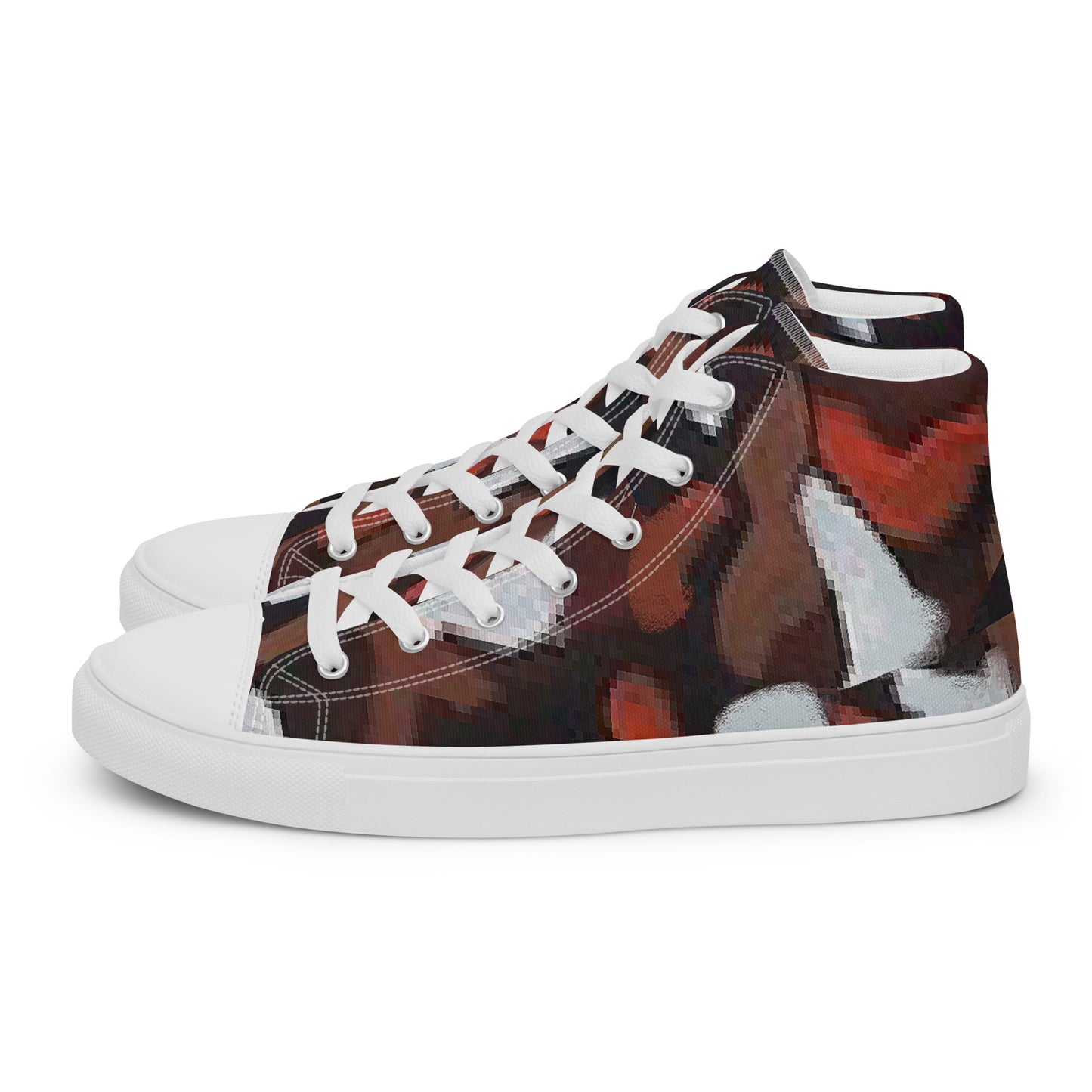 Men’s high top canvas shoes