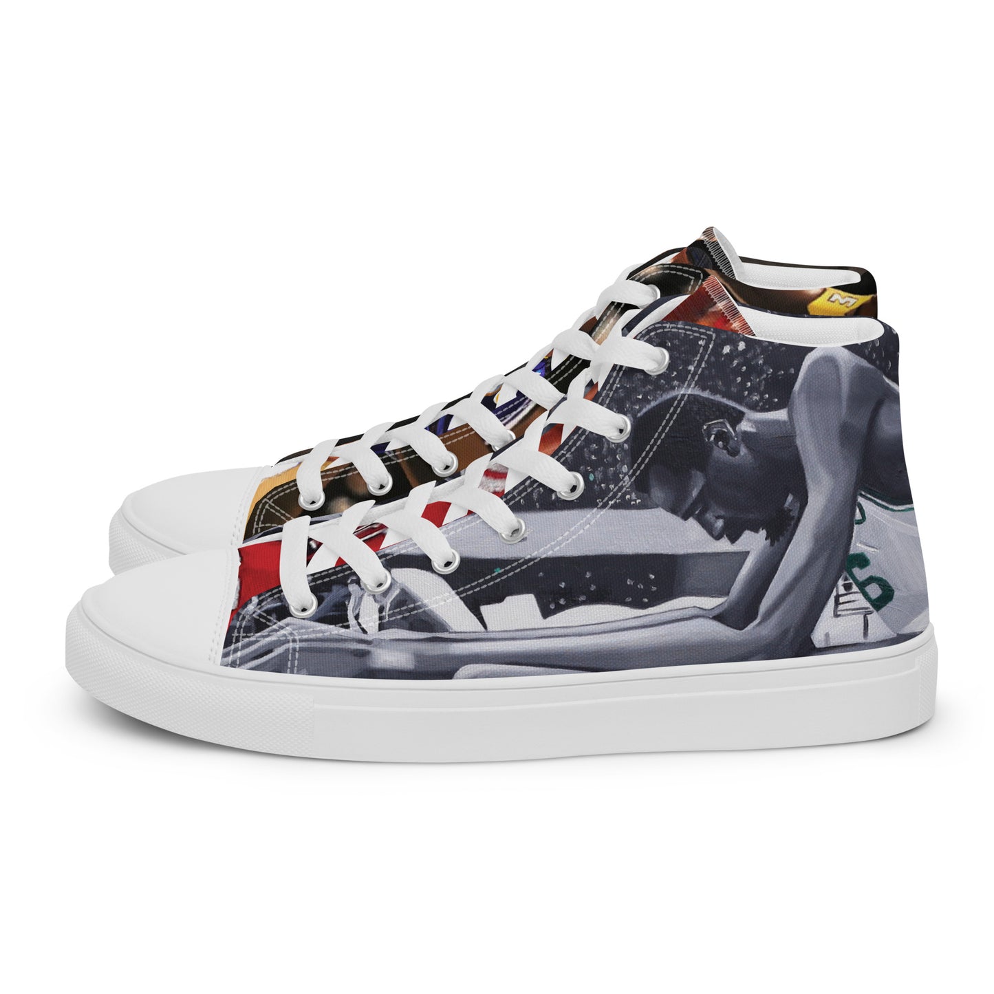 Men’s high top canvas shoes