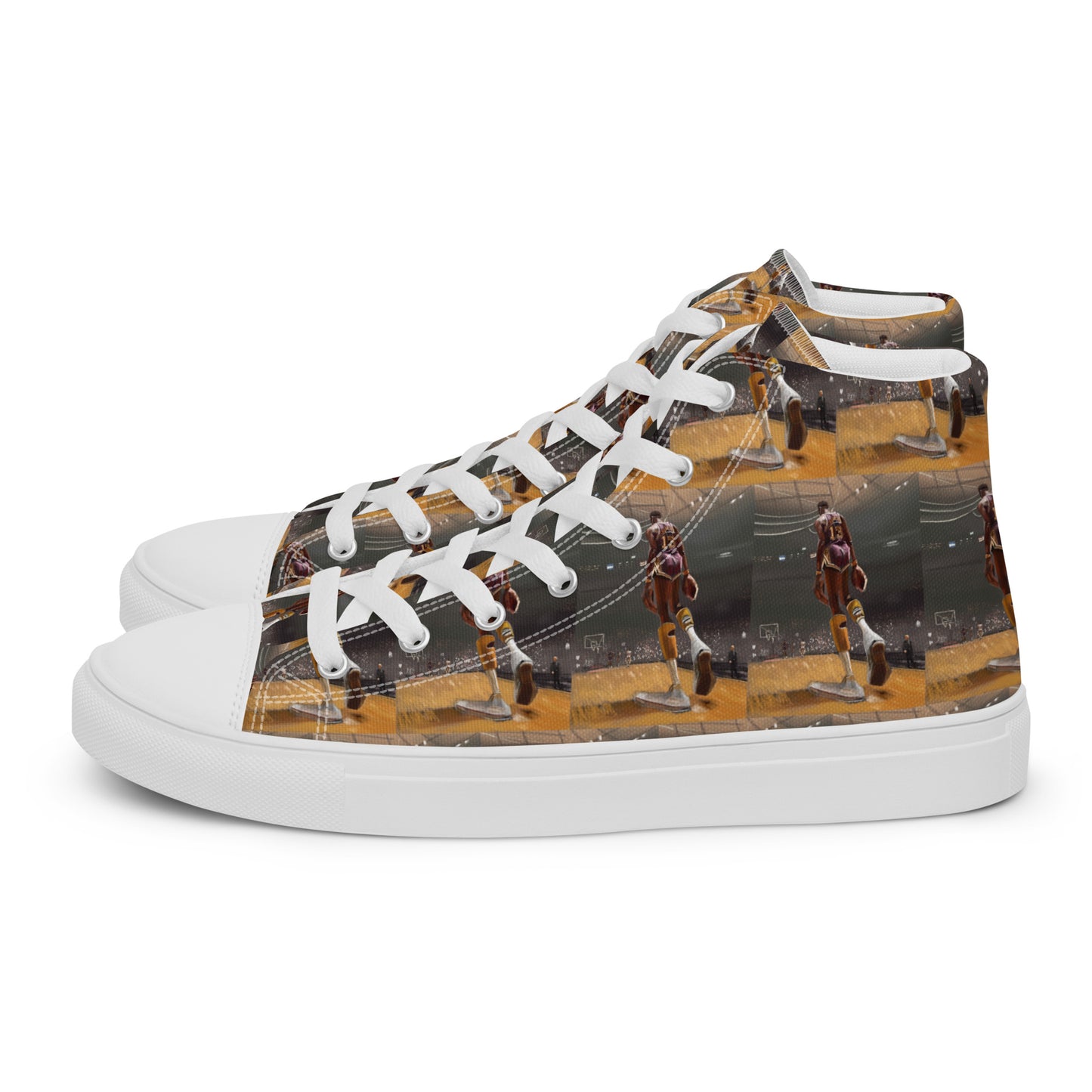 Men’s high top canvas shoes