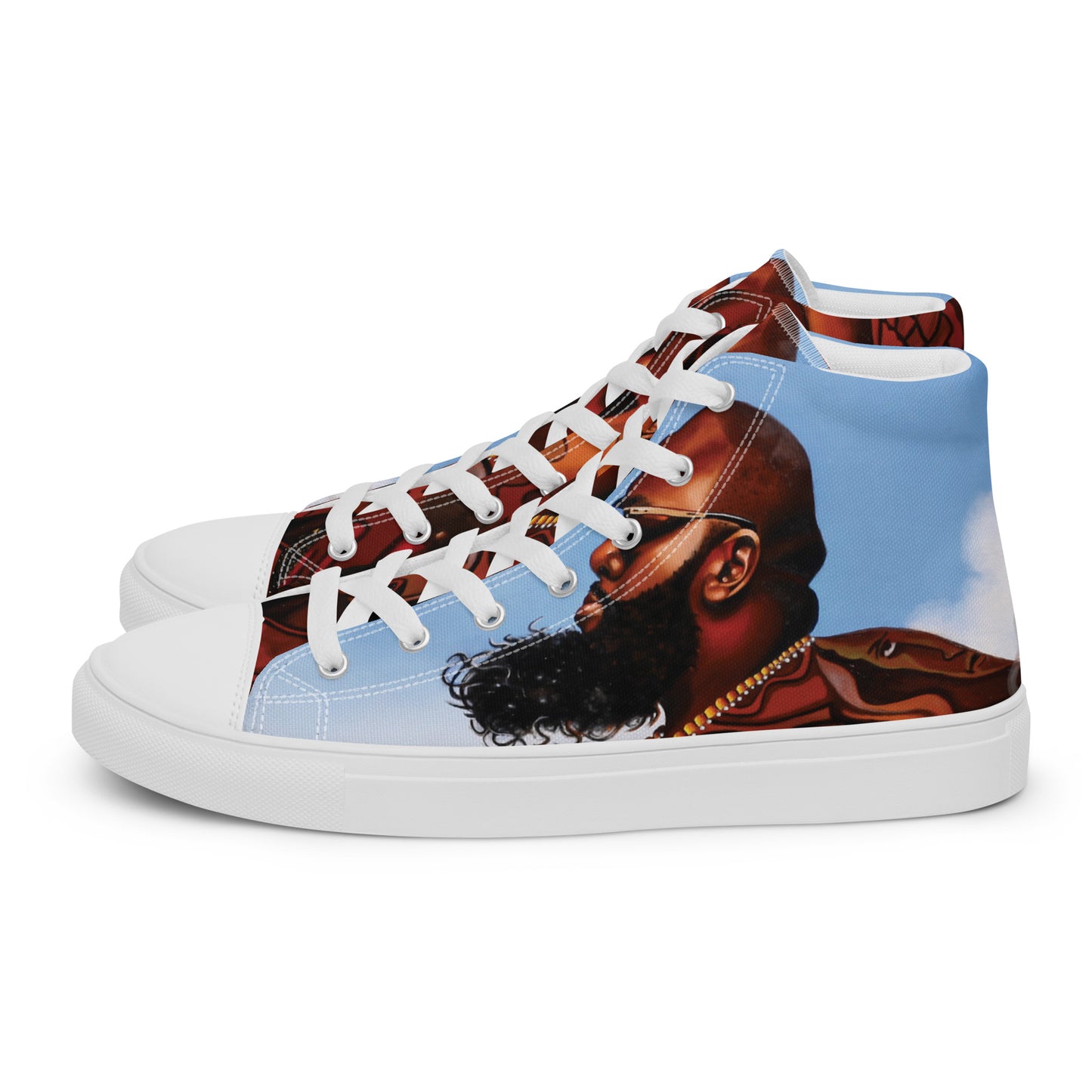 Men’s high top canvas shoes