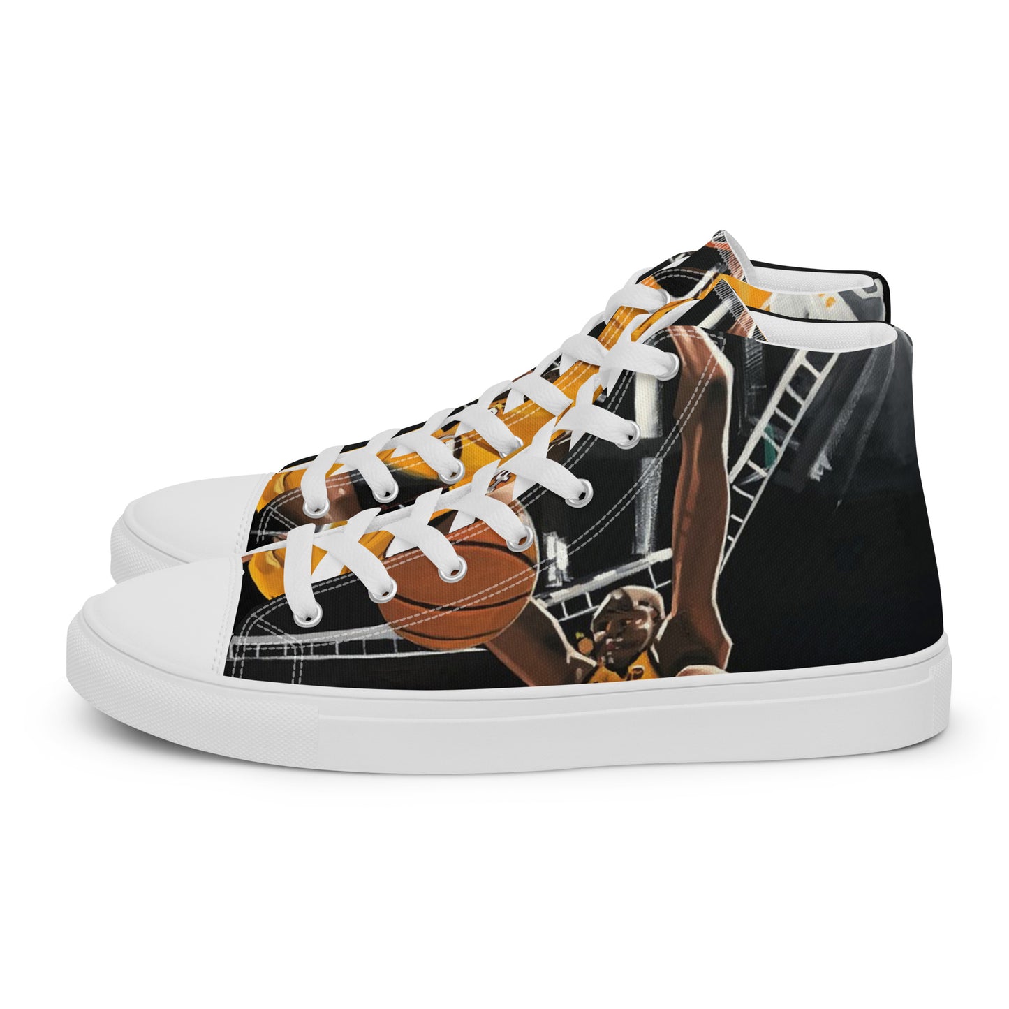 Men’s high top canvas shoes