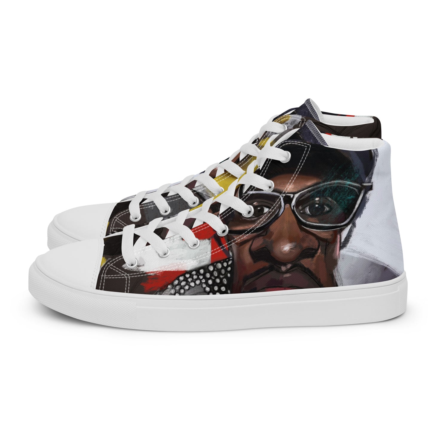 3 Stacks Men’s high top canvas shoes