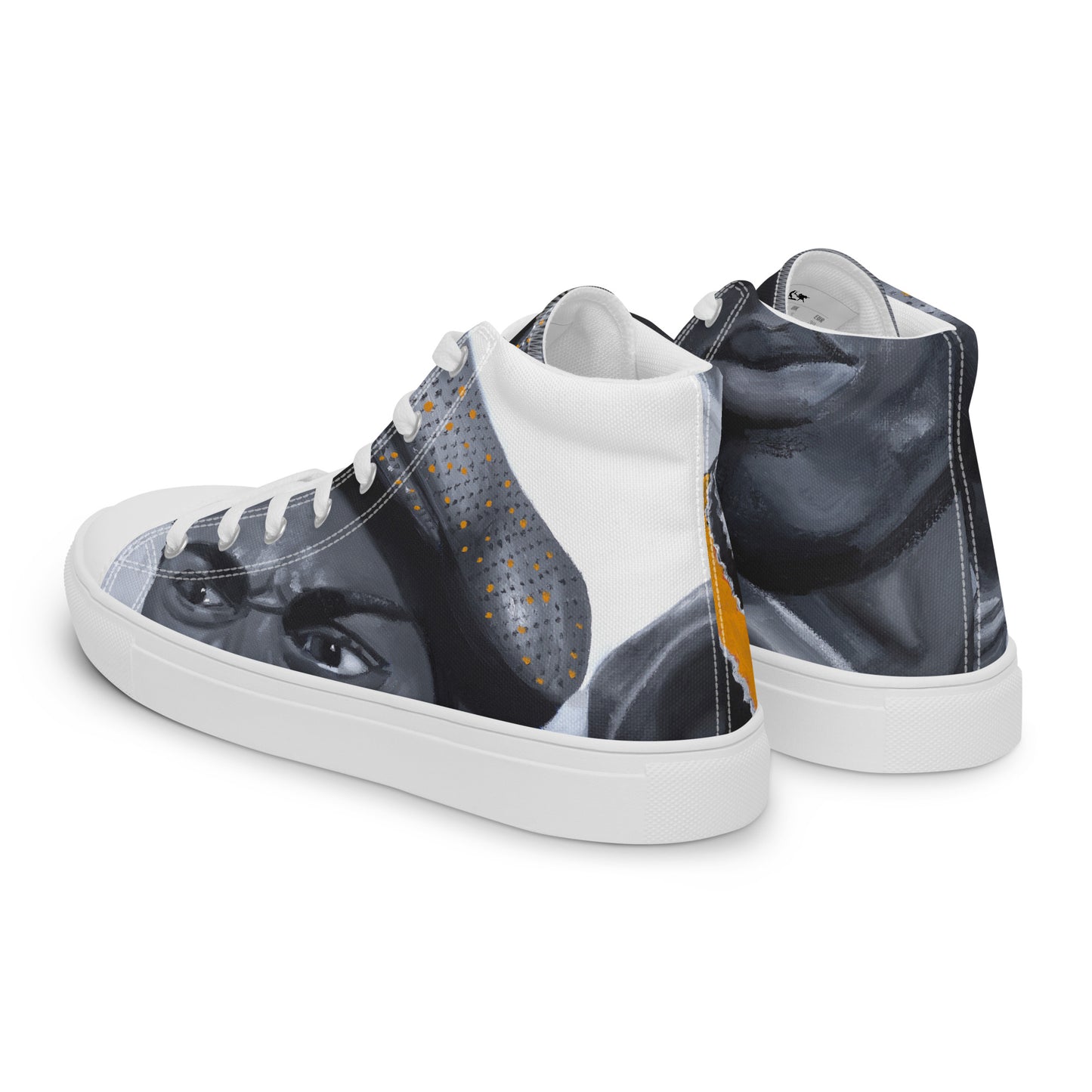 Men’s high top canvas shoes