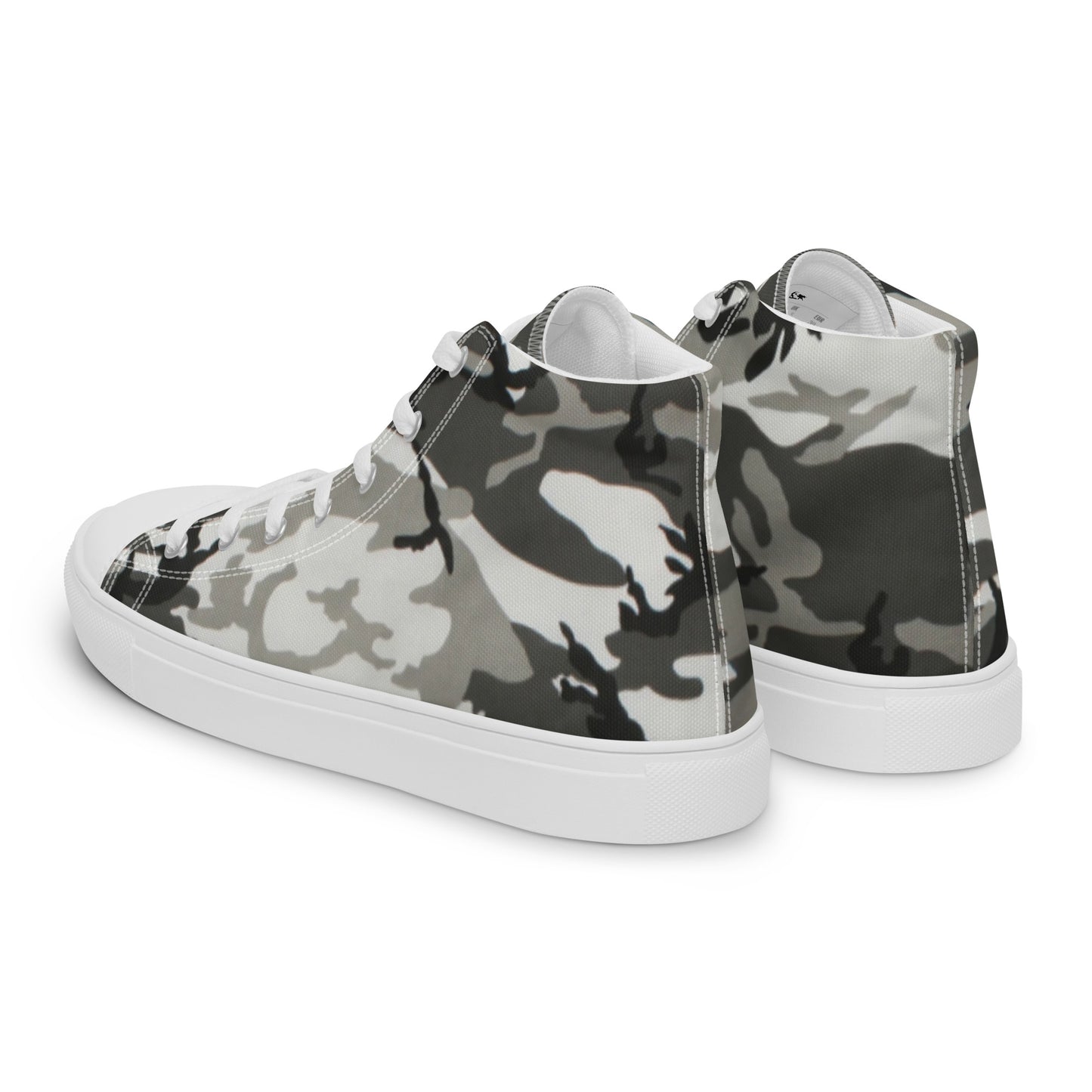 Men’s high top canvas shoes