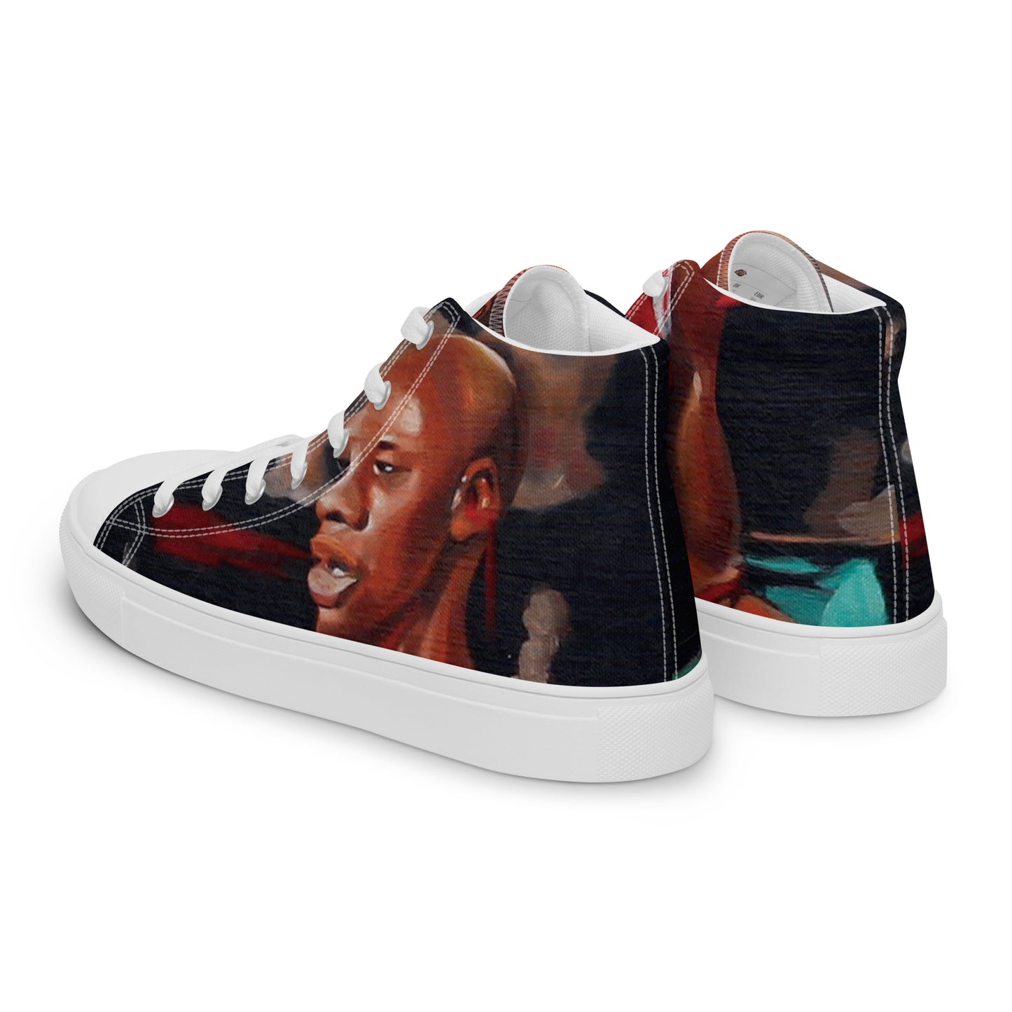 Men’s high top canvas shoes