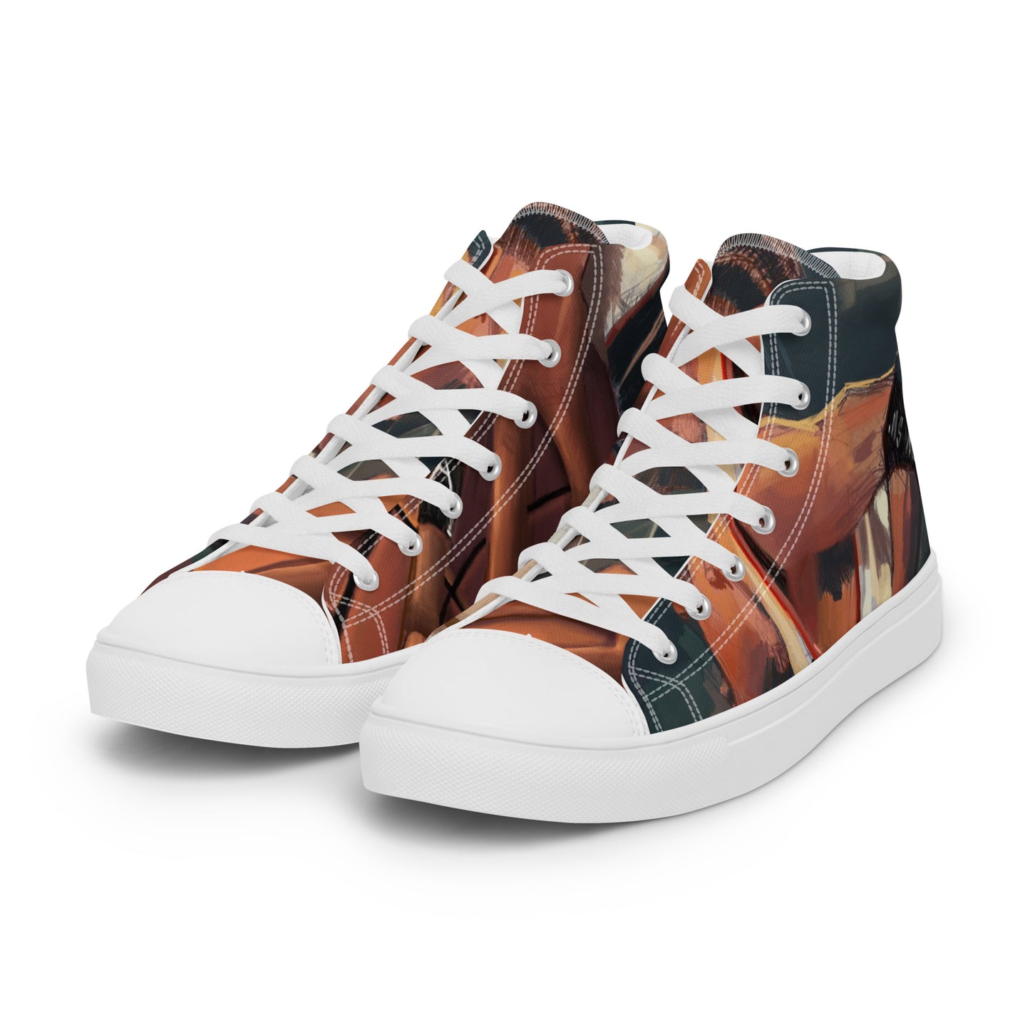 Men’s high top canvas shoes