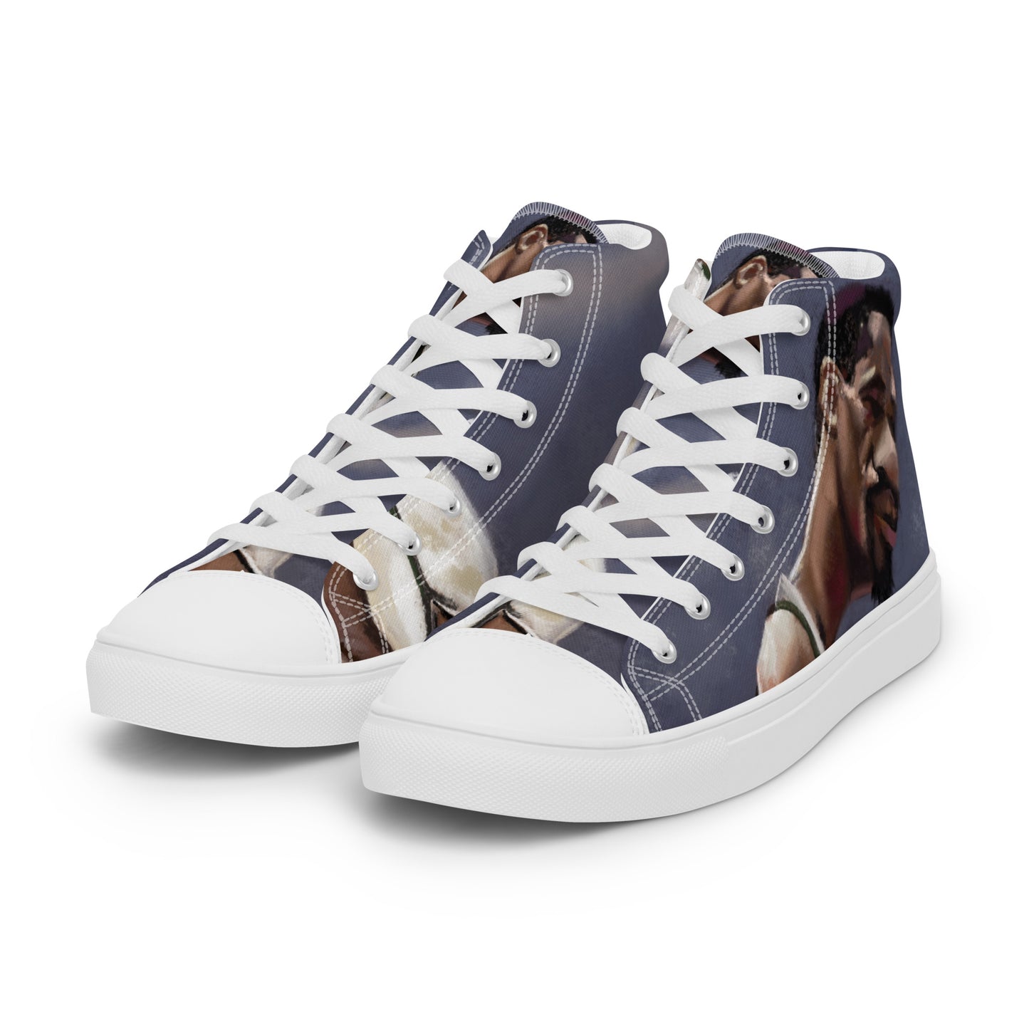 Men’s high top canvas shoes