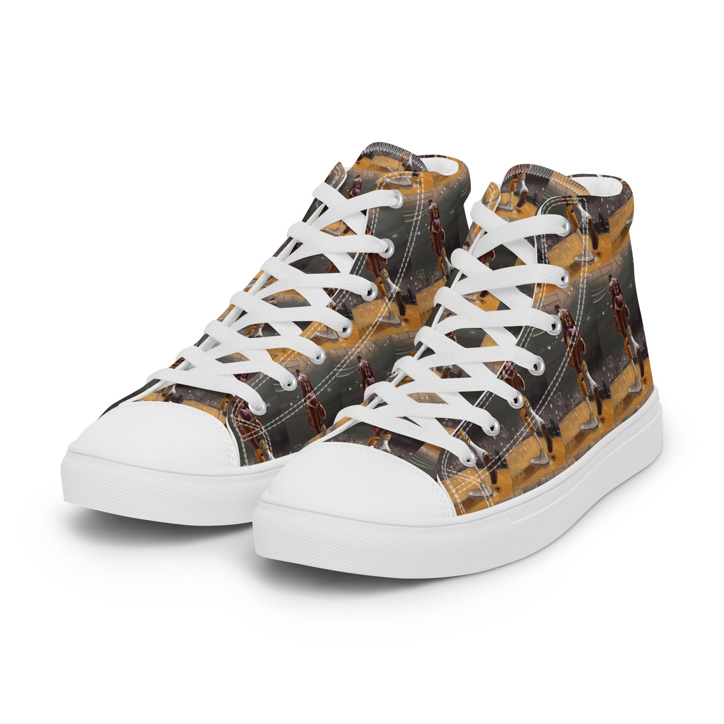 Men’s high top canvas shoes