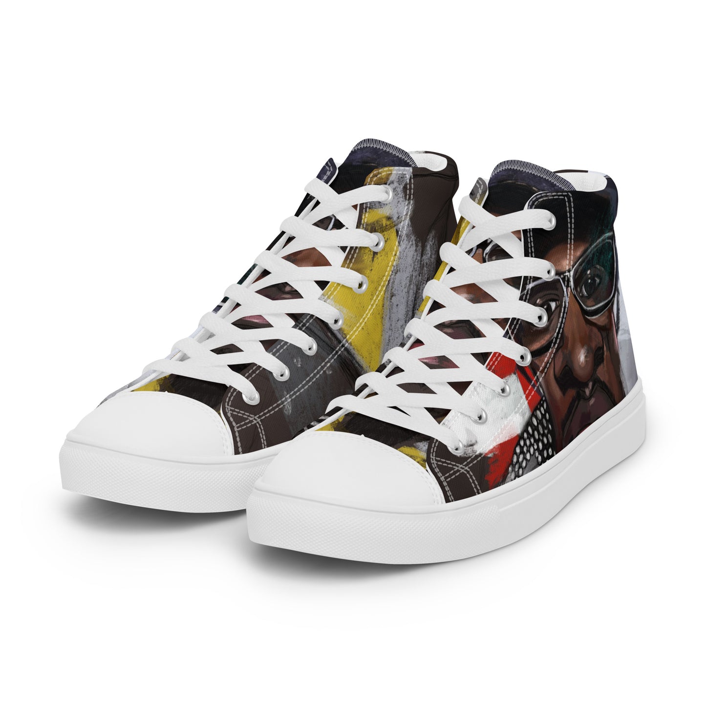 3 Stacks Men’s high top canvas shoes