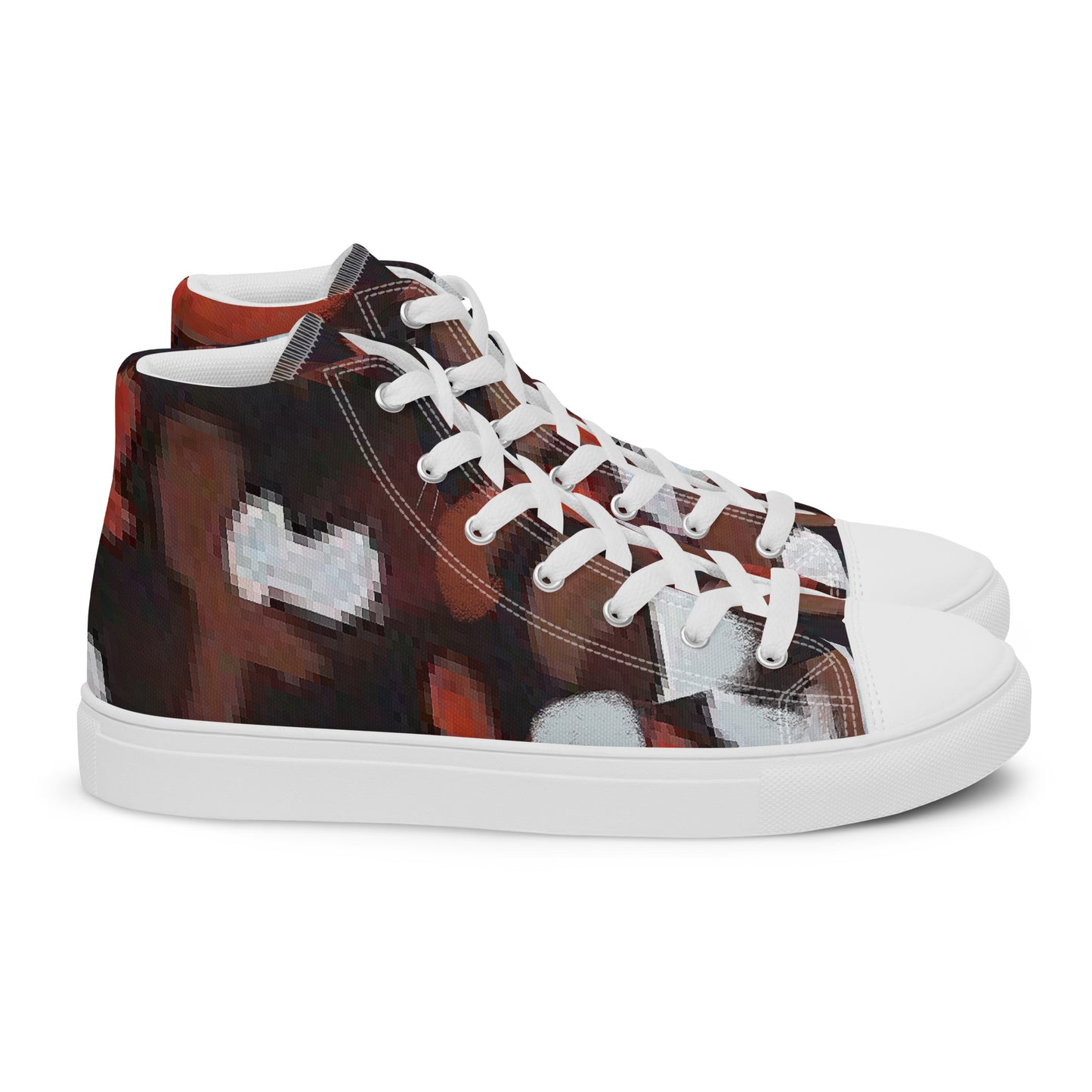 Men’s high top canvas shoes