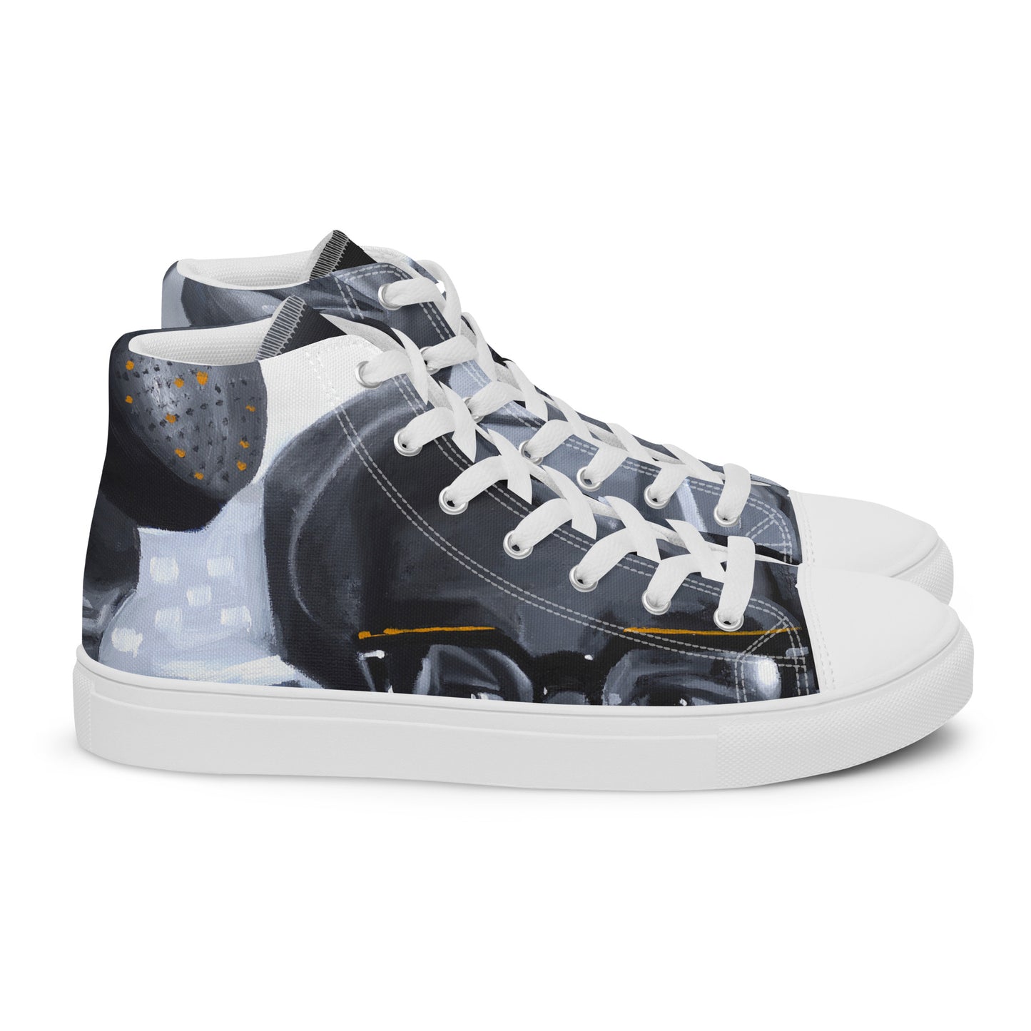 Men’s high top canvas shoes