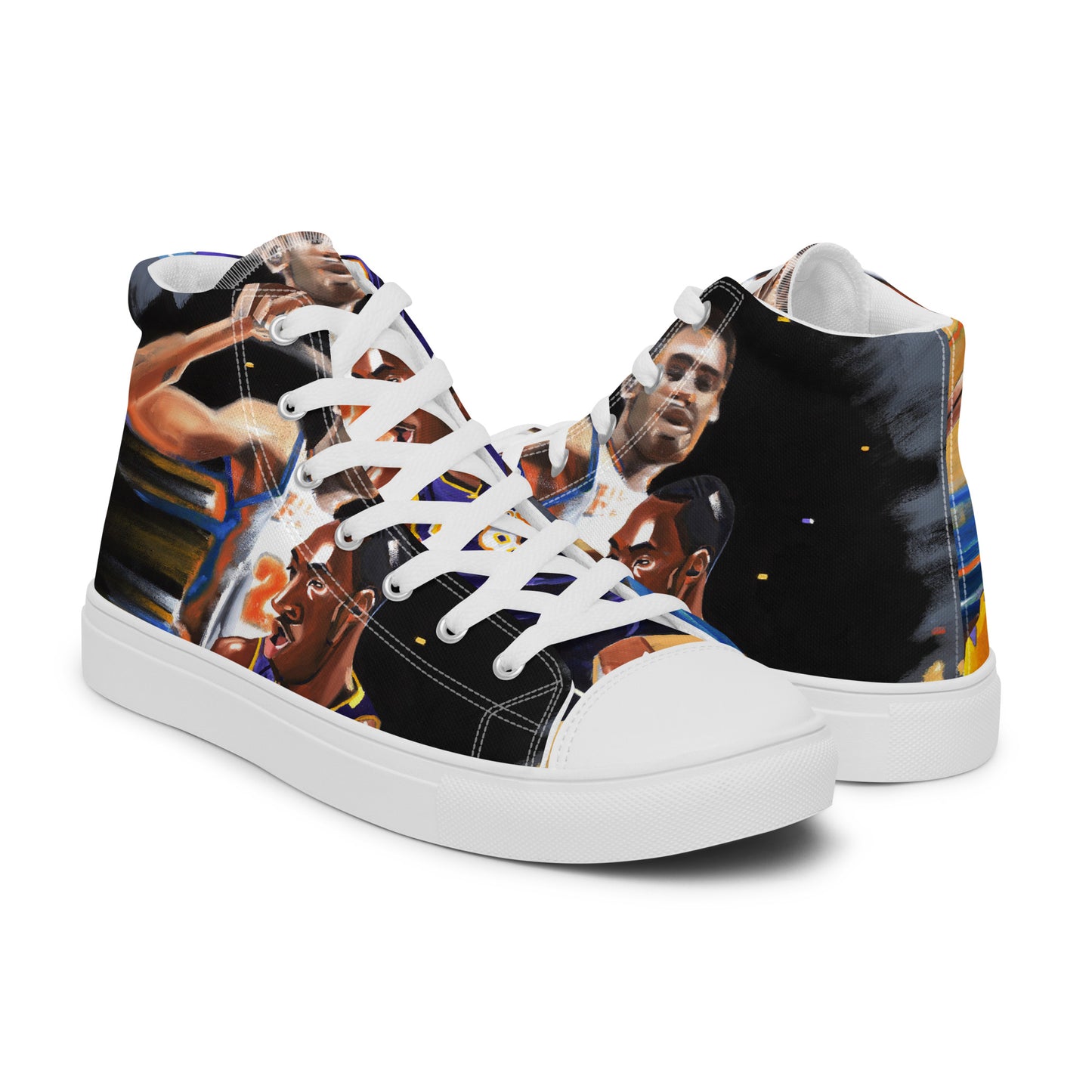 Men’s high top canvas shoes